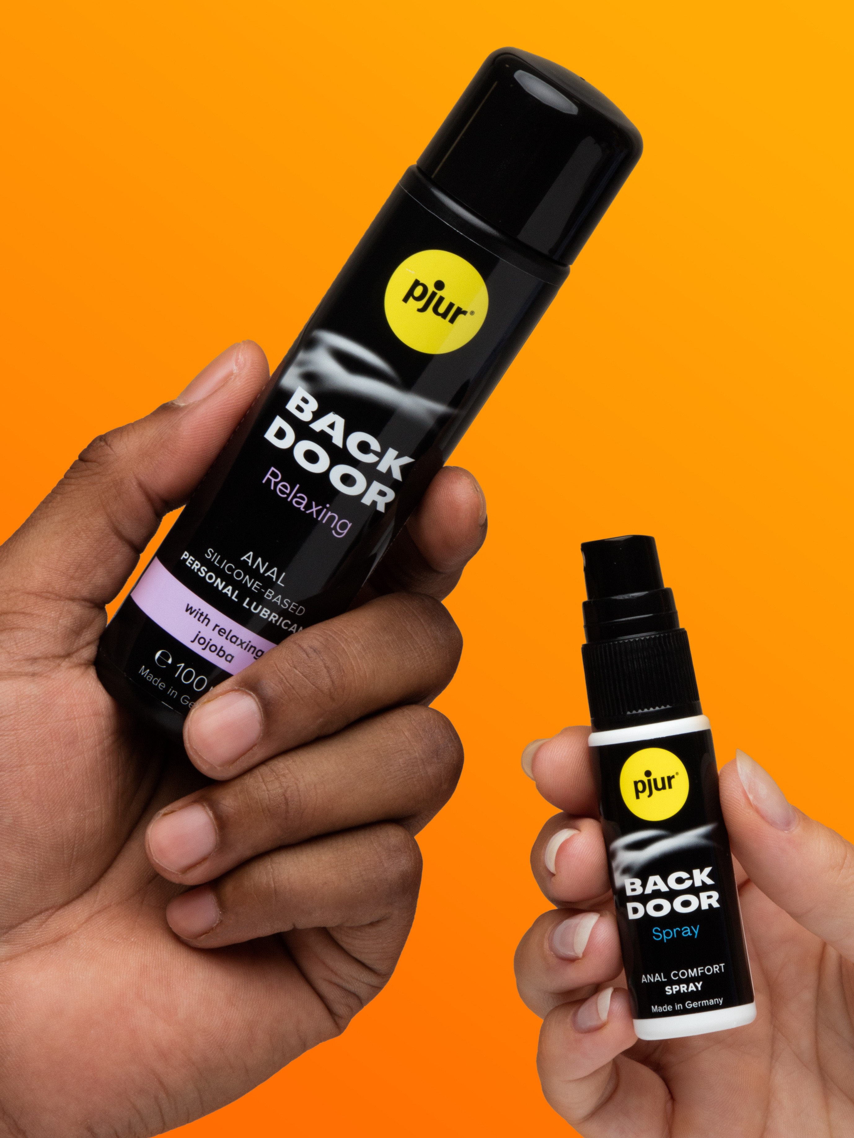 pjur Back Door Anal Lubricant 100ml and Spray 20ml Pack, , hi-res