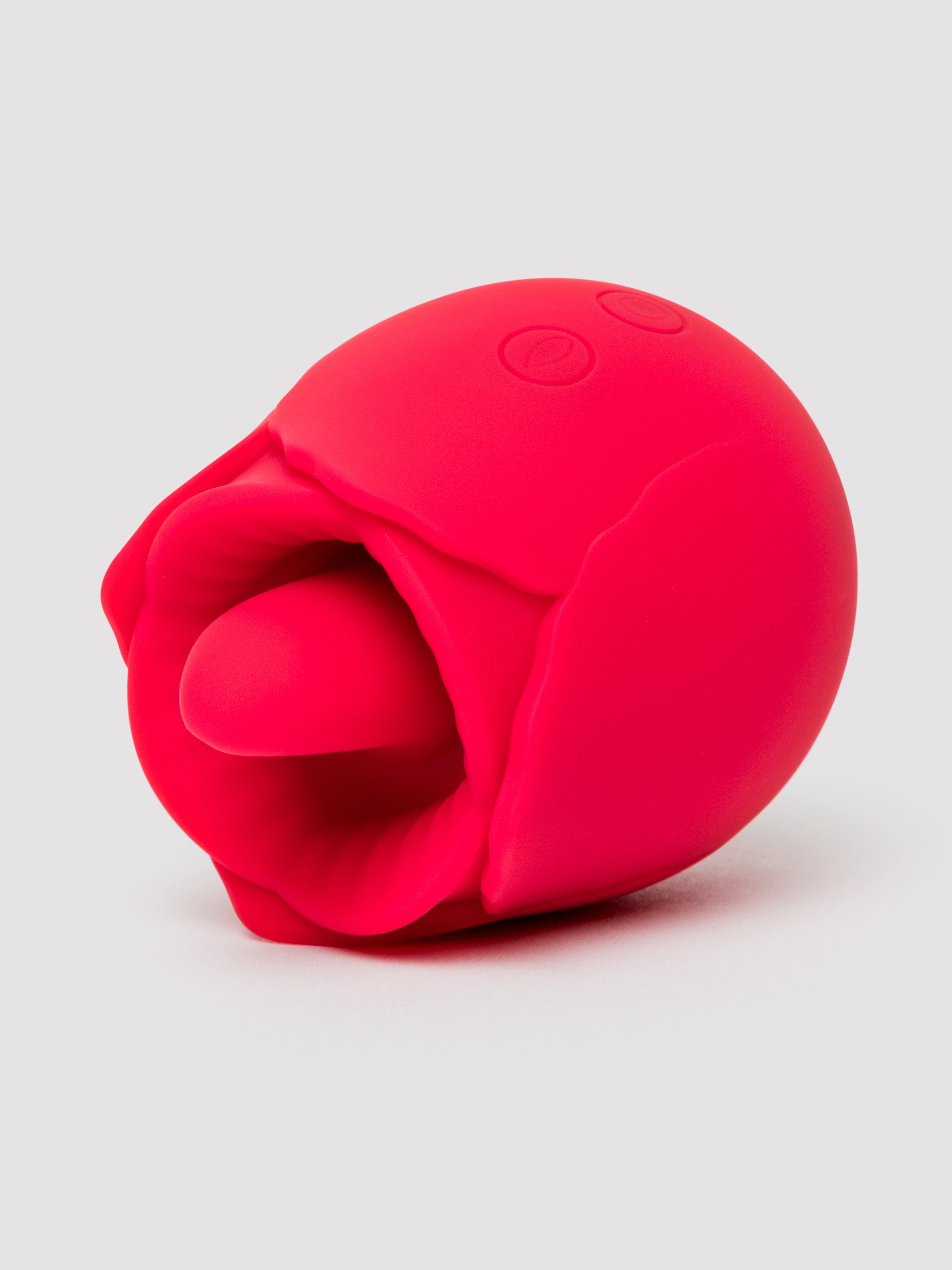 Lovehoney Red Licking Rose Vibrator, Red, hi-res