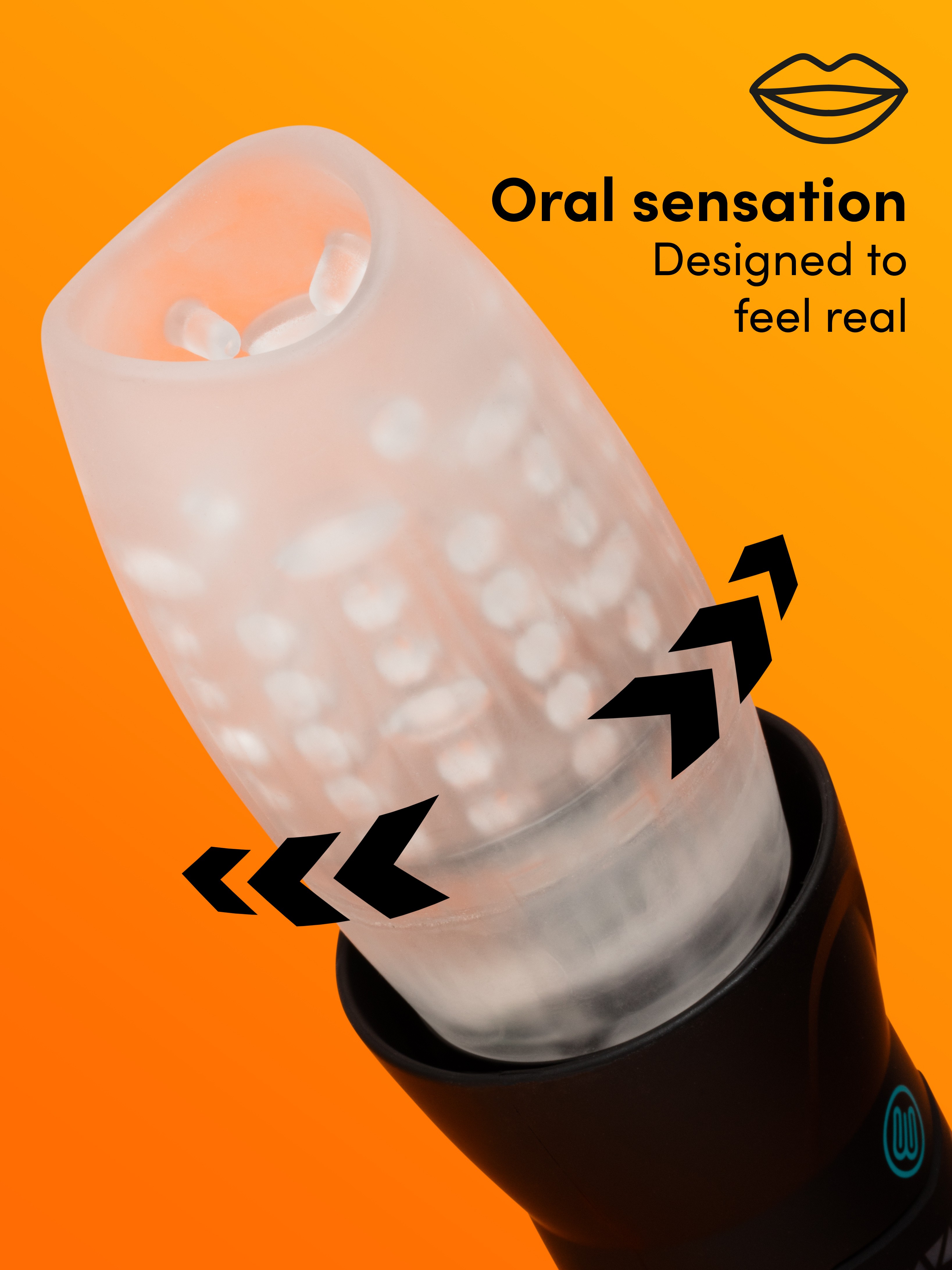 Blowmotion Blowjob Rotating Thrusting Masturbator, Black, hi-res