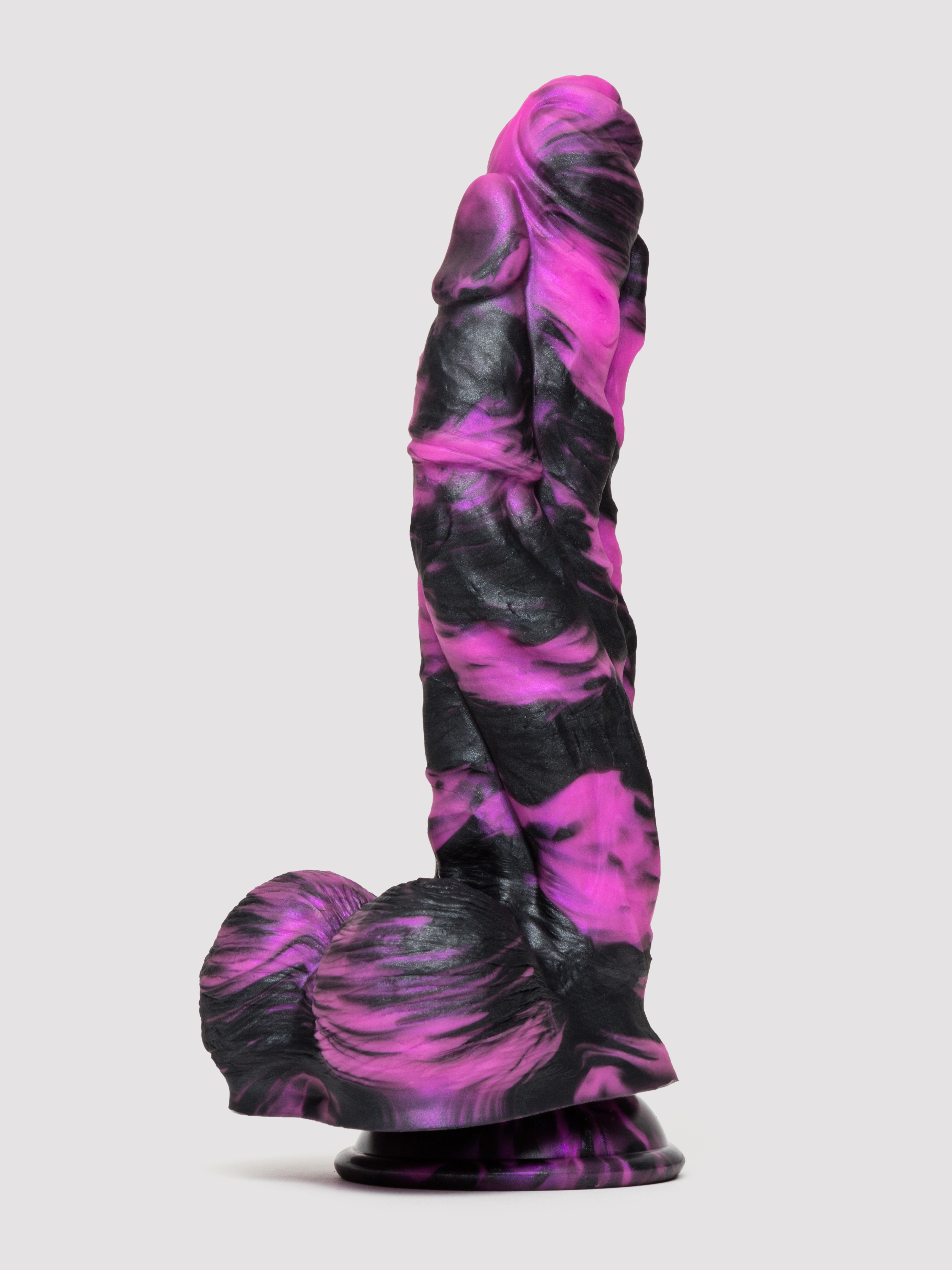Lovehoney Fantasy Dildo with Balls, Black, hi-res