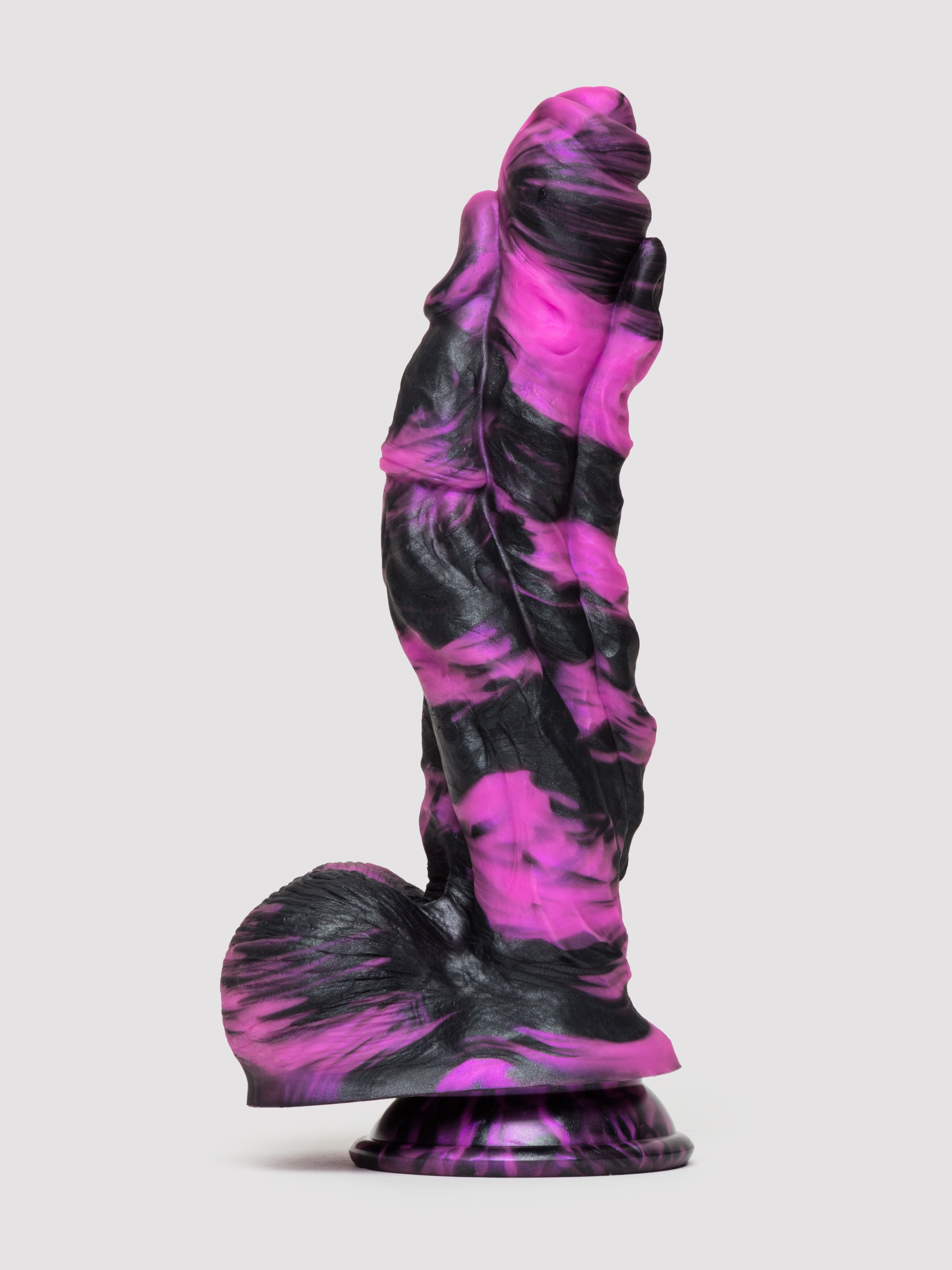 Lovehoney Fantasy Dildo with Balls, Black, hi-res