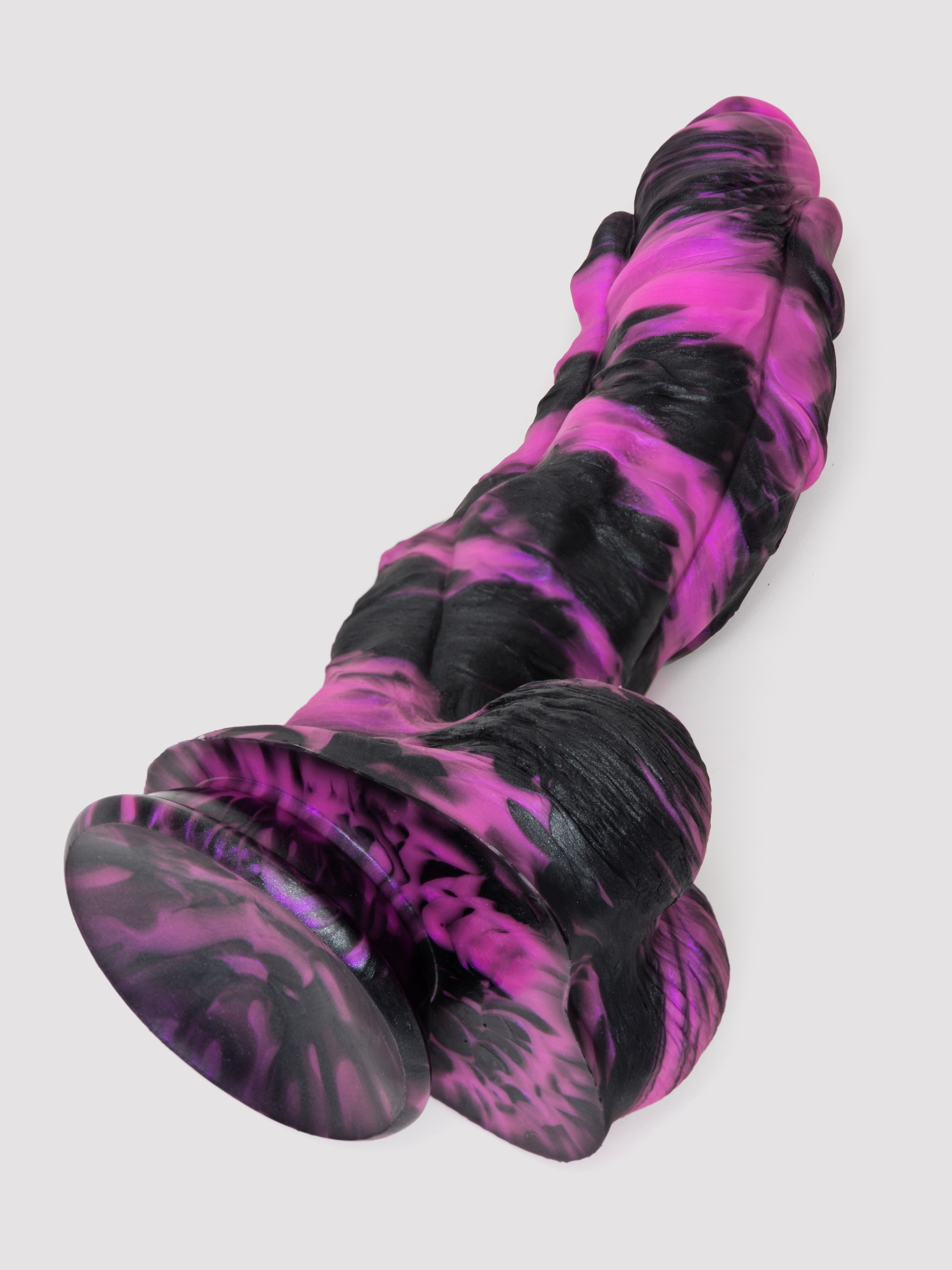 Lovehoney Fantasy Dildo with Balls, Black, hi-res