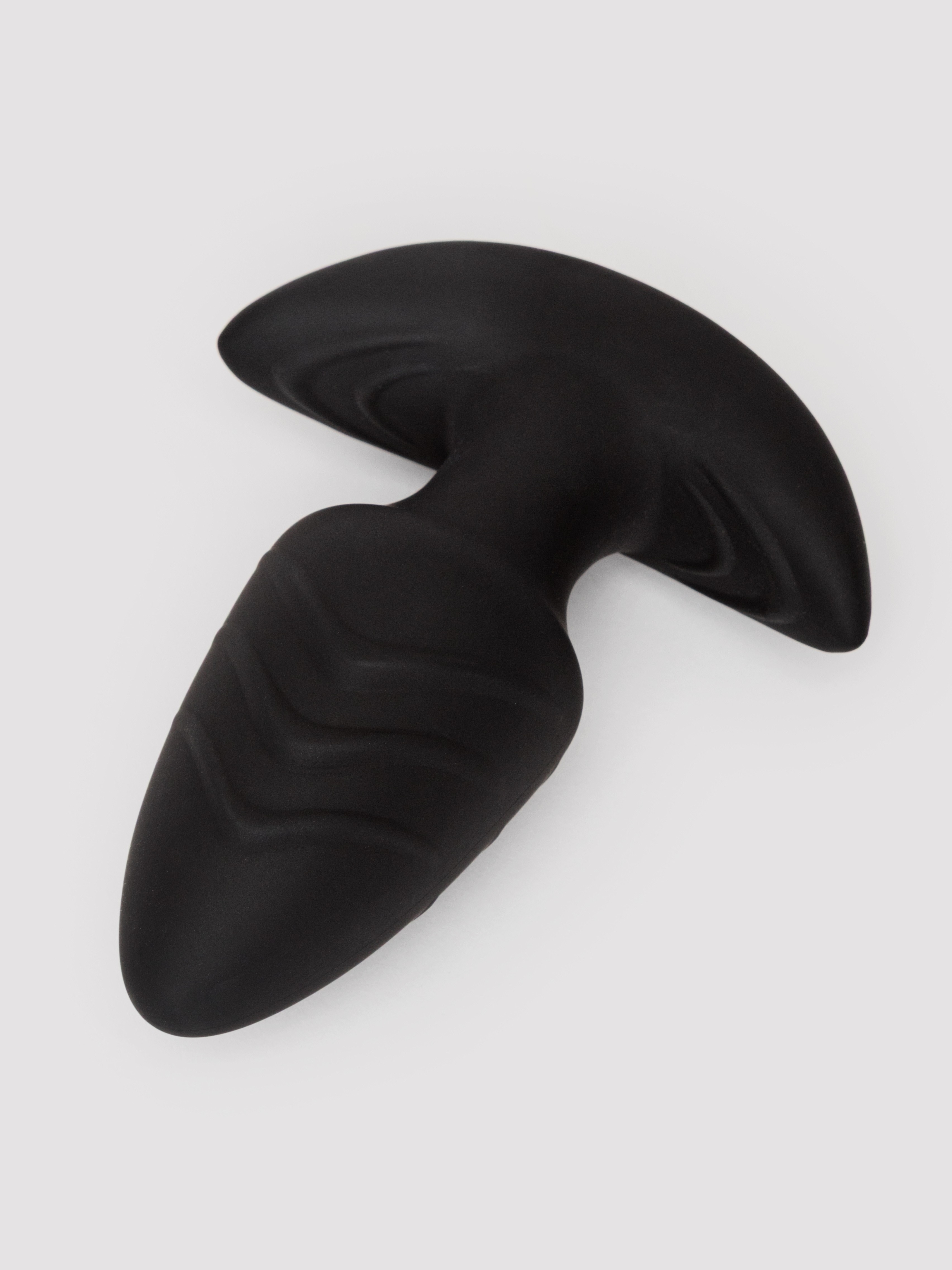 Rock Bottom Vibrating Rotating Butt Plug, Black, hi-res