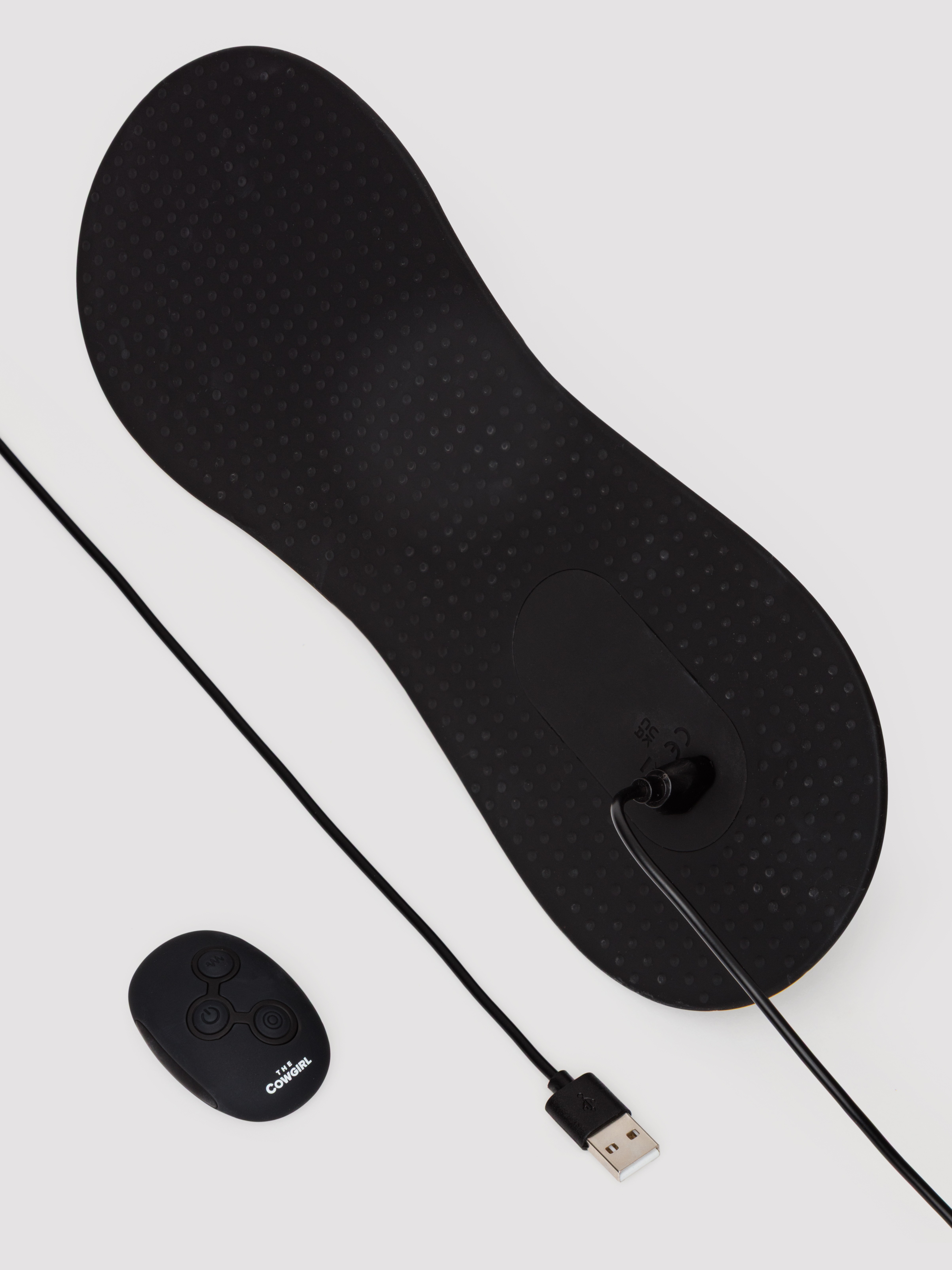 The Cowgirl Rodeo Rumbler Pulsing Ride-On Clitoral Vibrator, Silver, hi-res