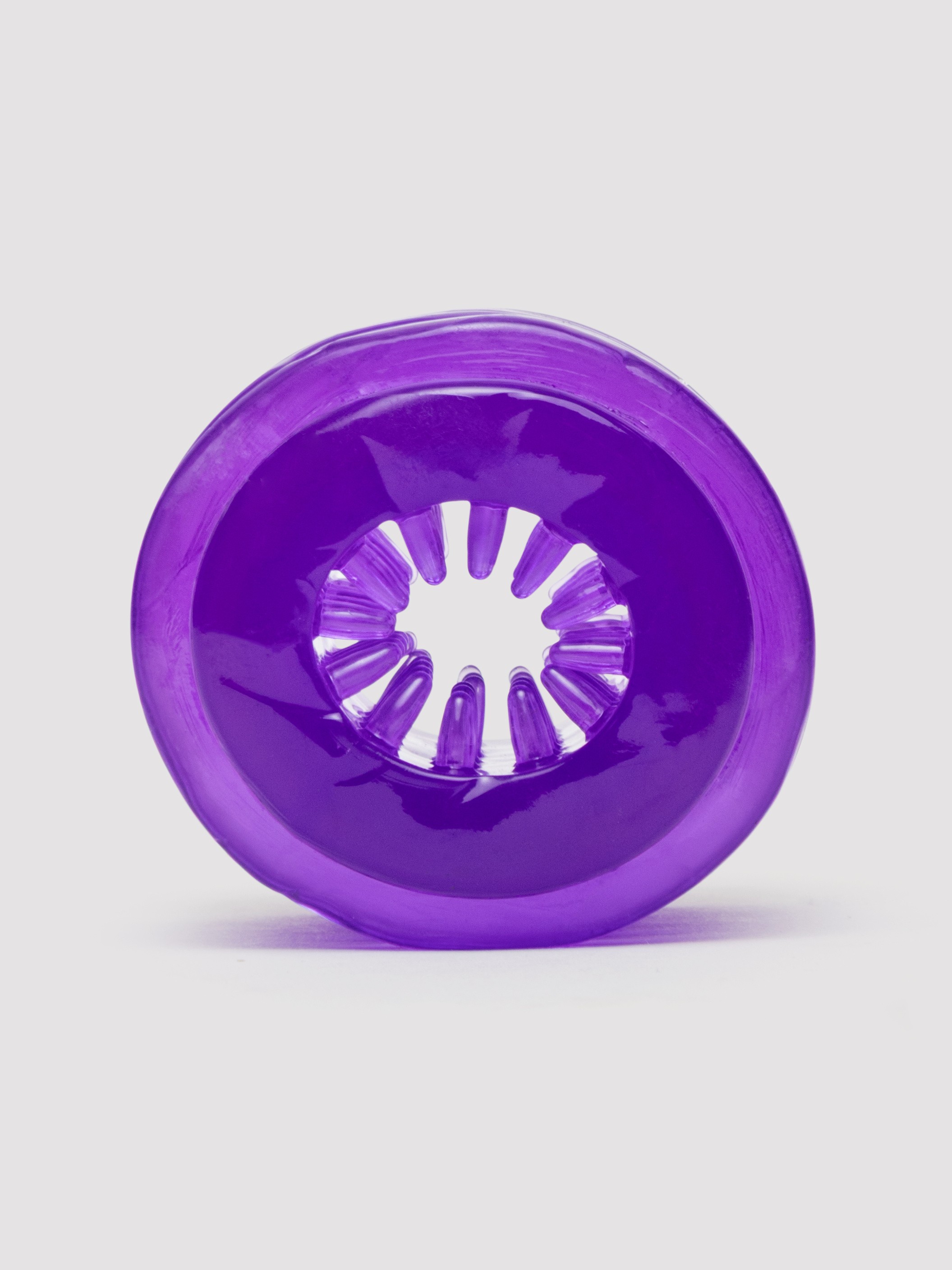 Lovehoney Head Master Purple Double Texture Blow Job Stroker, Purple, hi-res