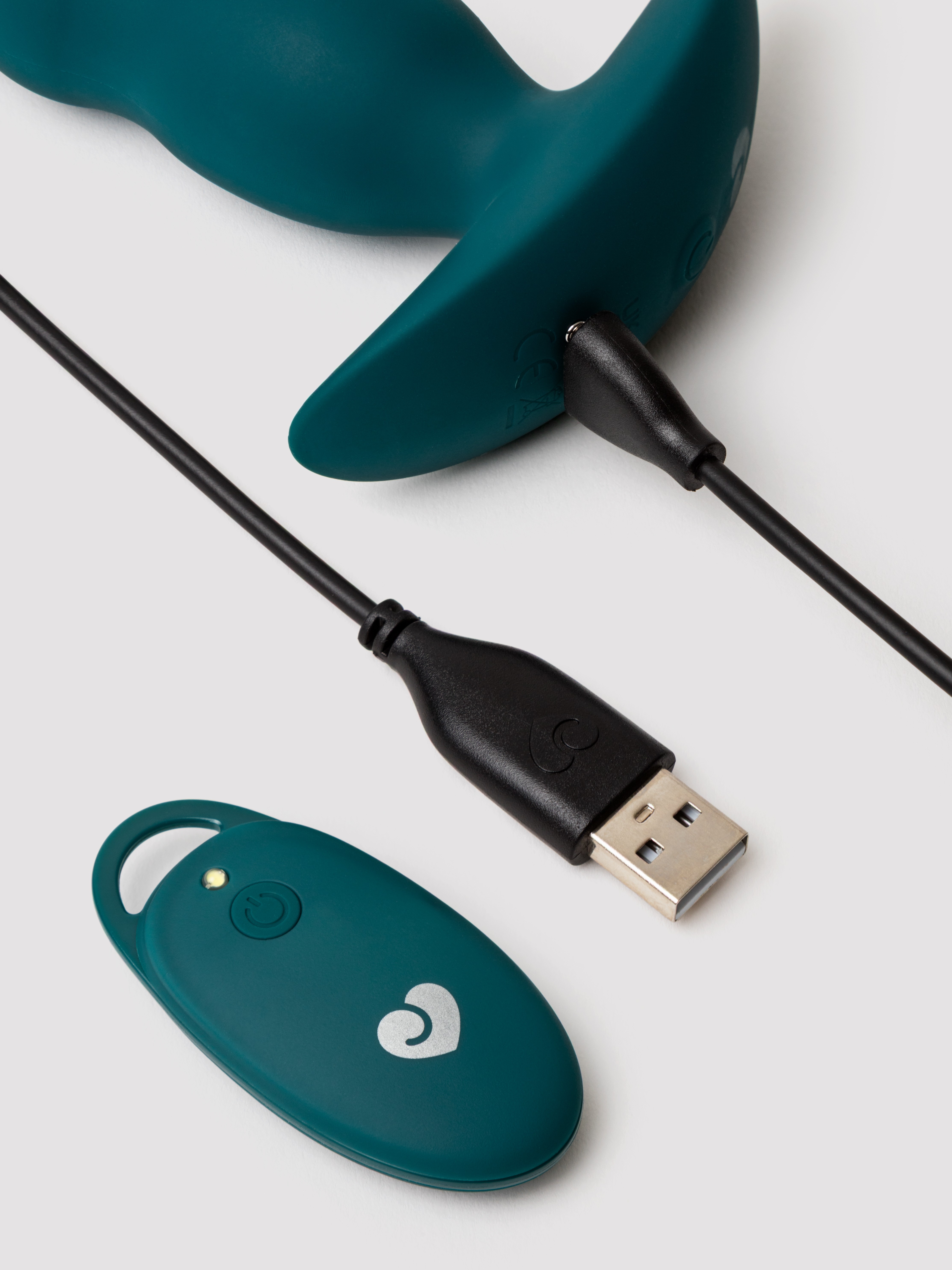 Lovehoney Thrusting Remote Control Butt Plug, Green, hi-res