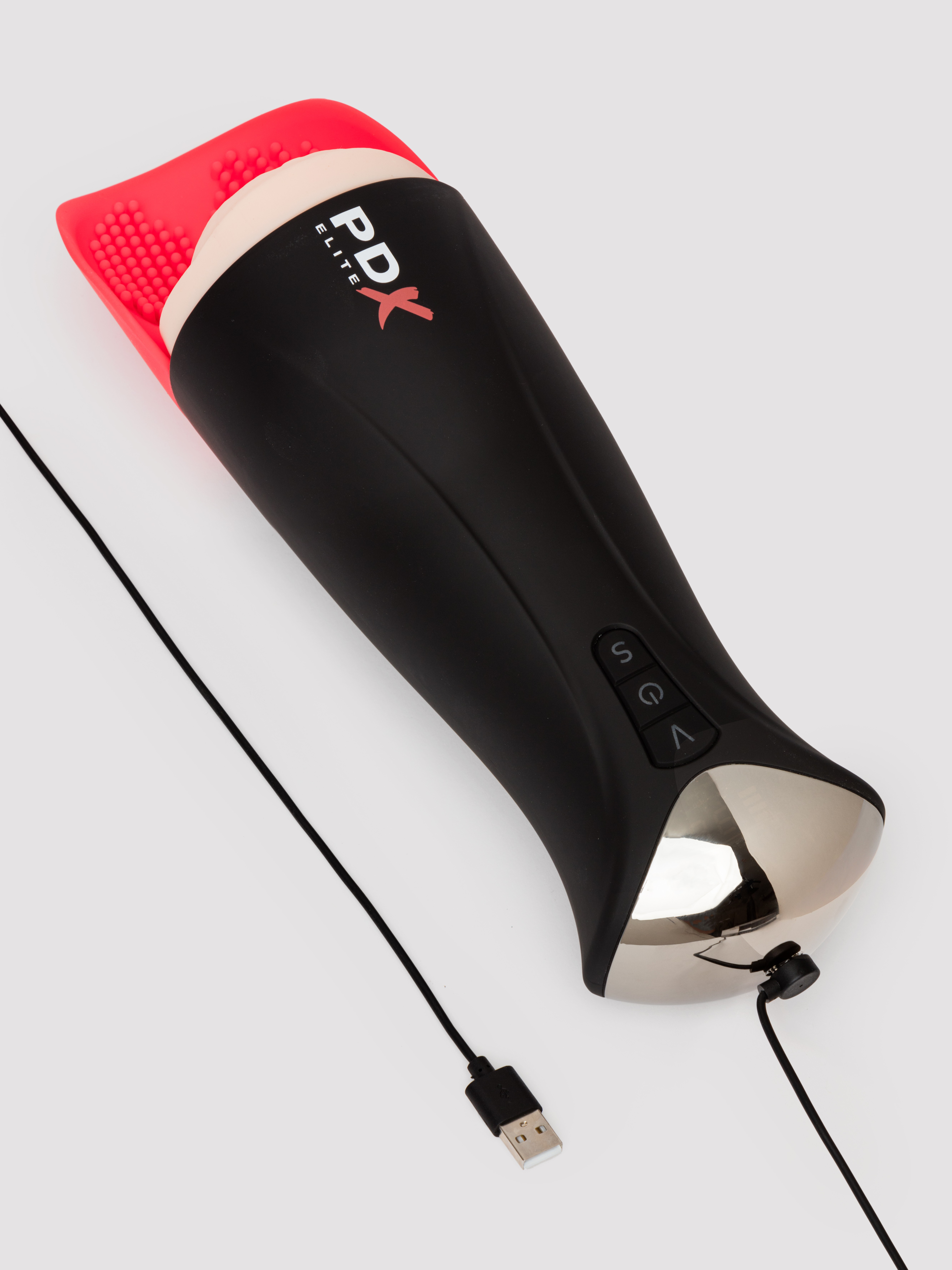 PDX Elite Fuck-O-Matic Pro XL Realistic Suction Masturbator, Flesh Pink, hi-res