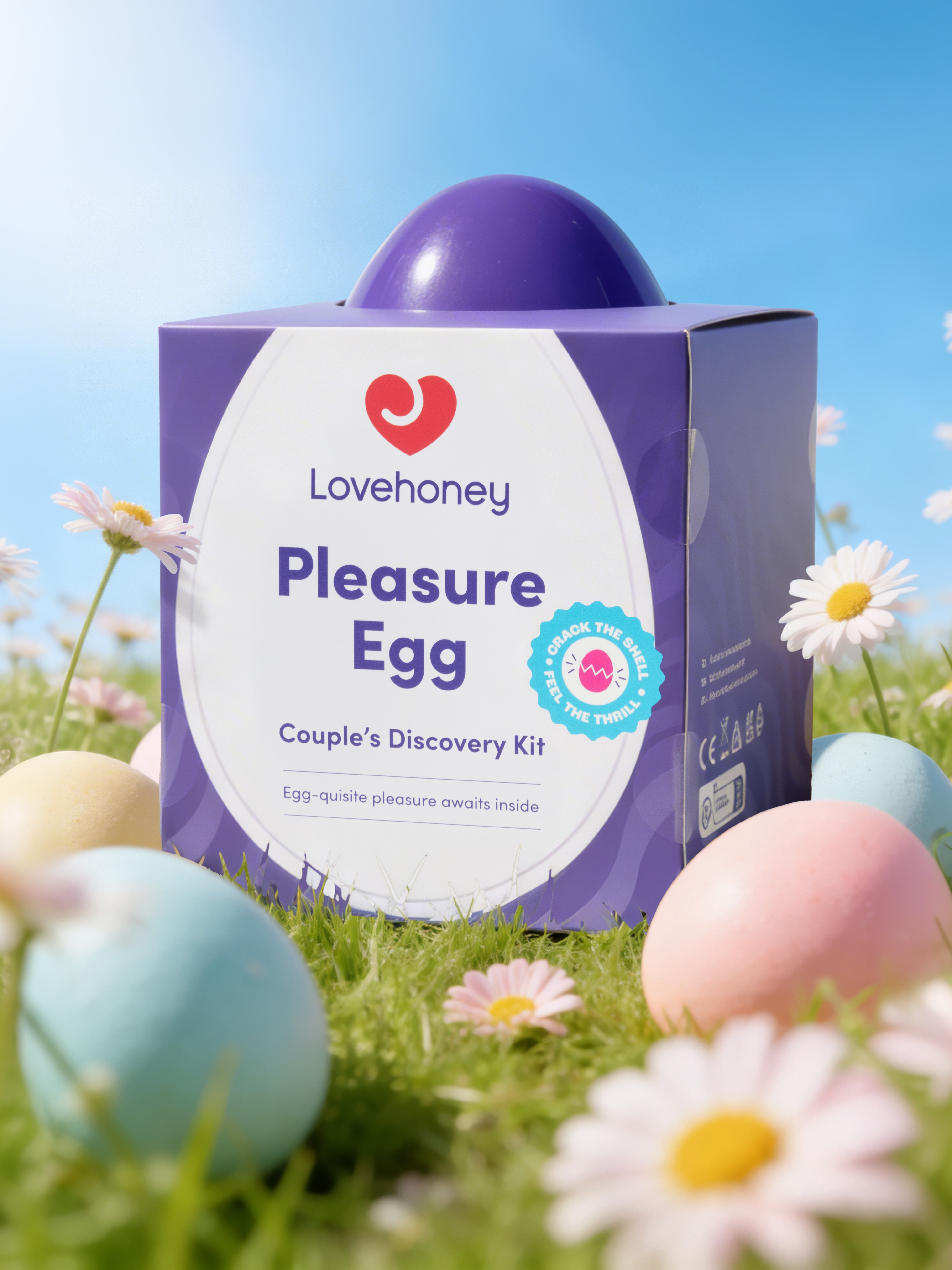 Lovehoney Pleasure Egg Couple's Discovery Kit, Purple, hi-res