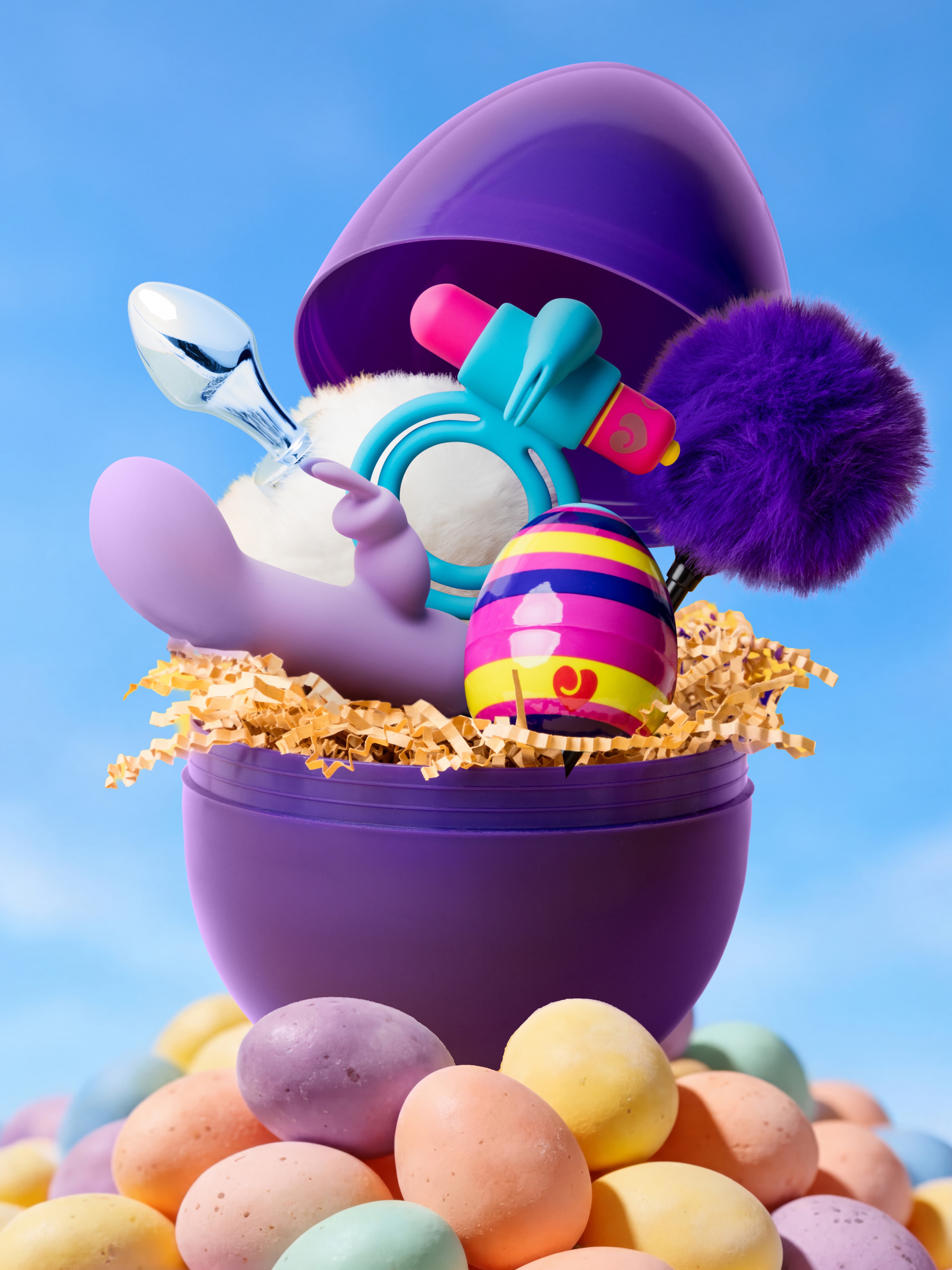 Lovehoney Pleasure Egg Couple's Discovery Kit, Purple, hi-res