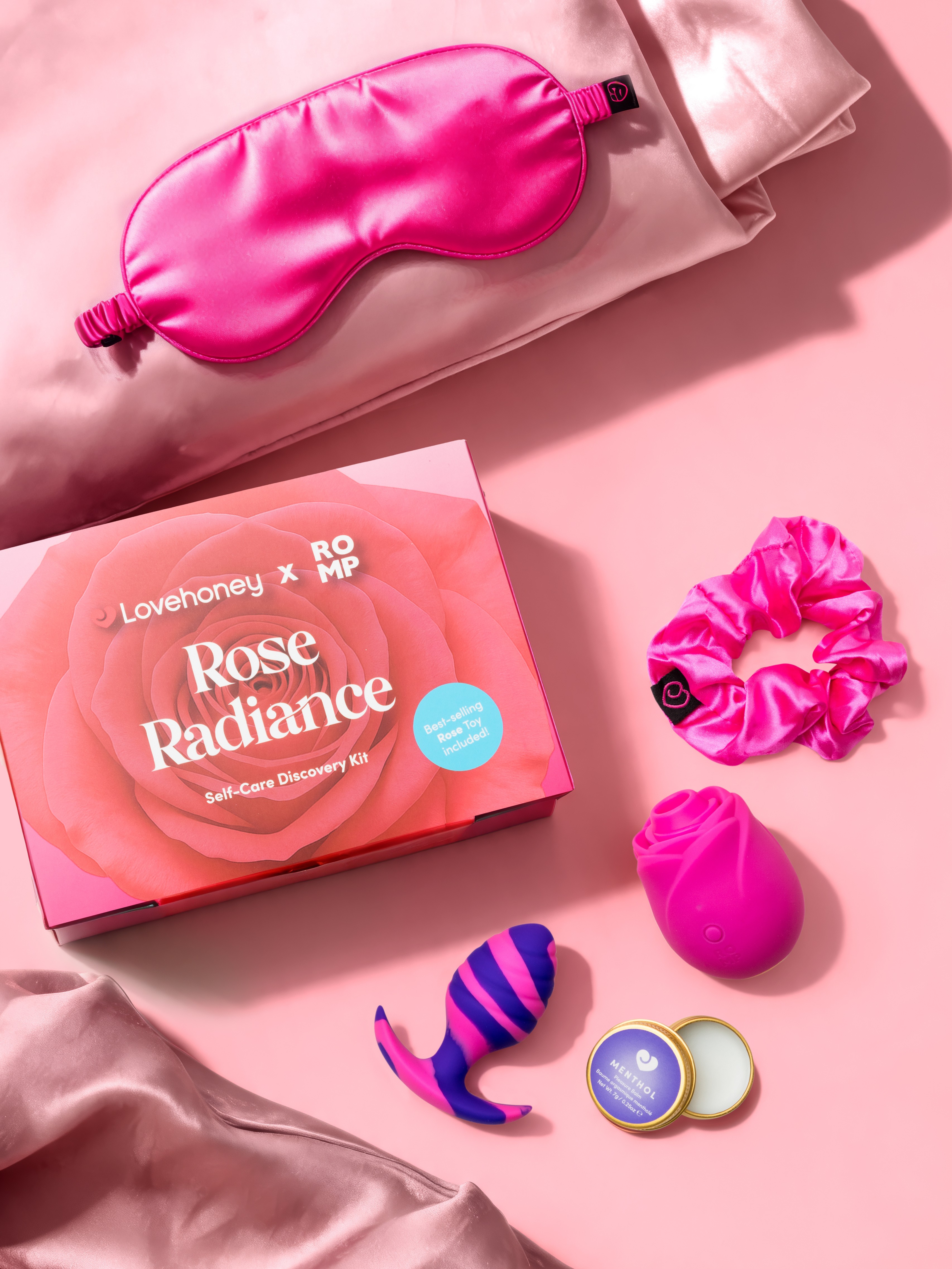 Lovehoney x ROMP Rose Radiance Kit, Pink, hi-res