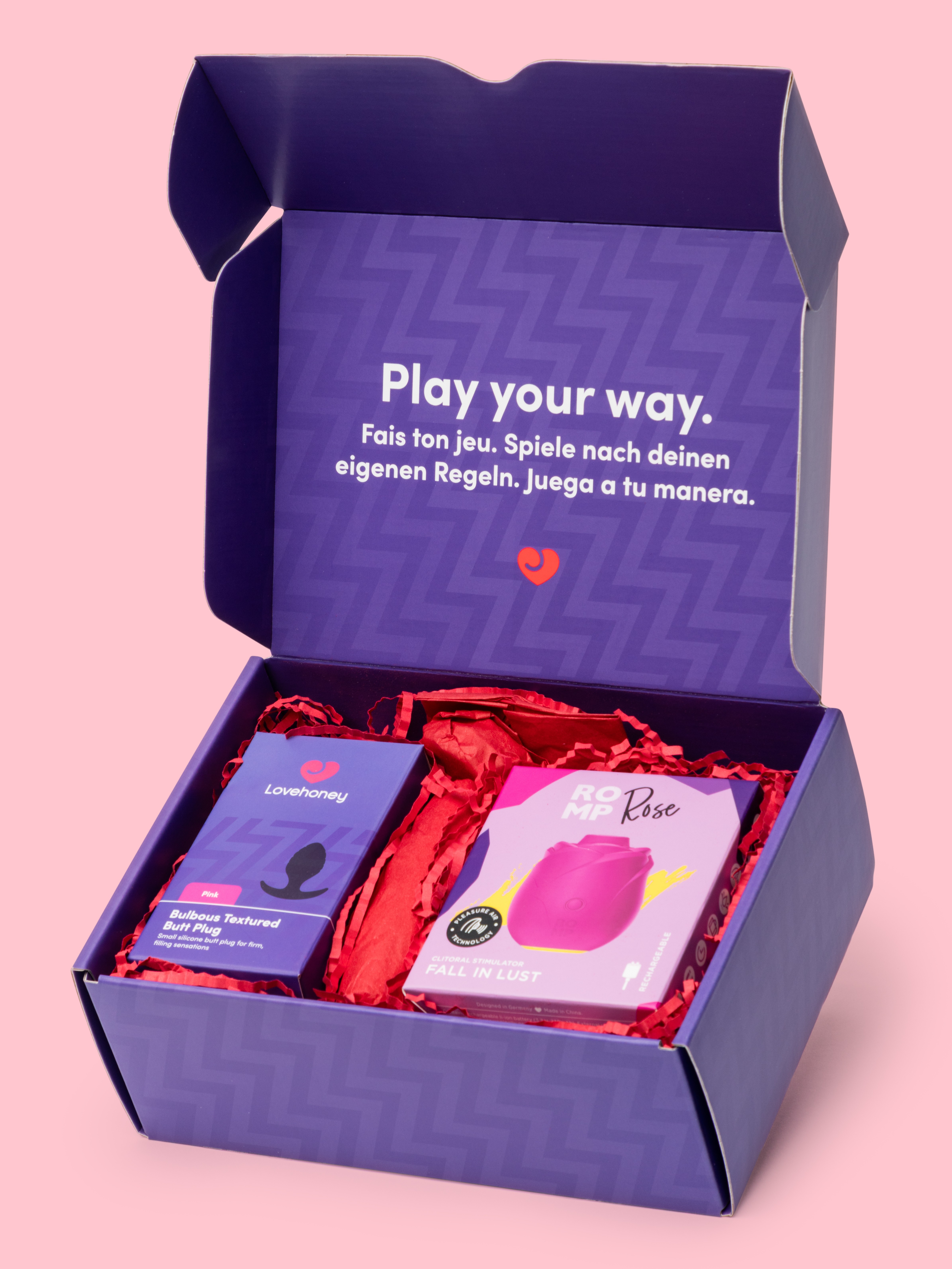 Lovehoney x ROMP Rose Radiance Kit, Pink, hi-res