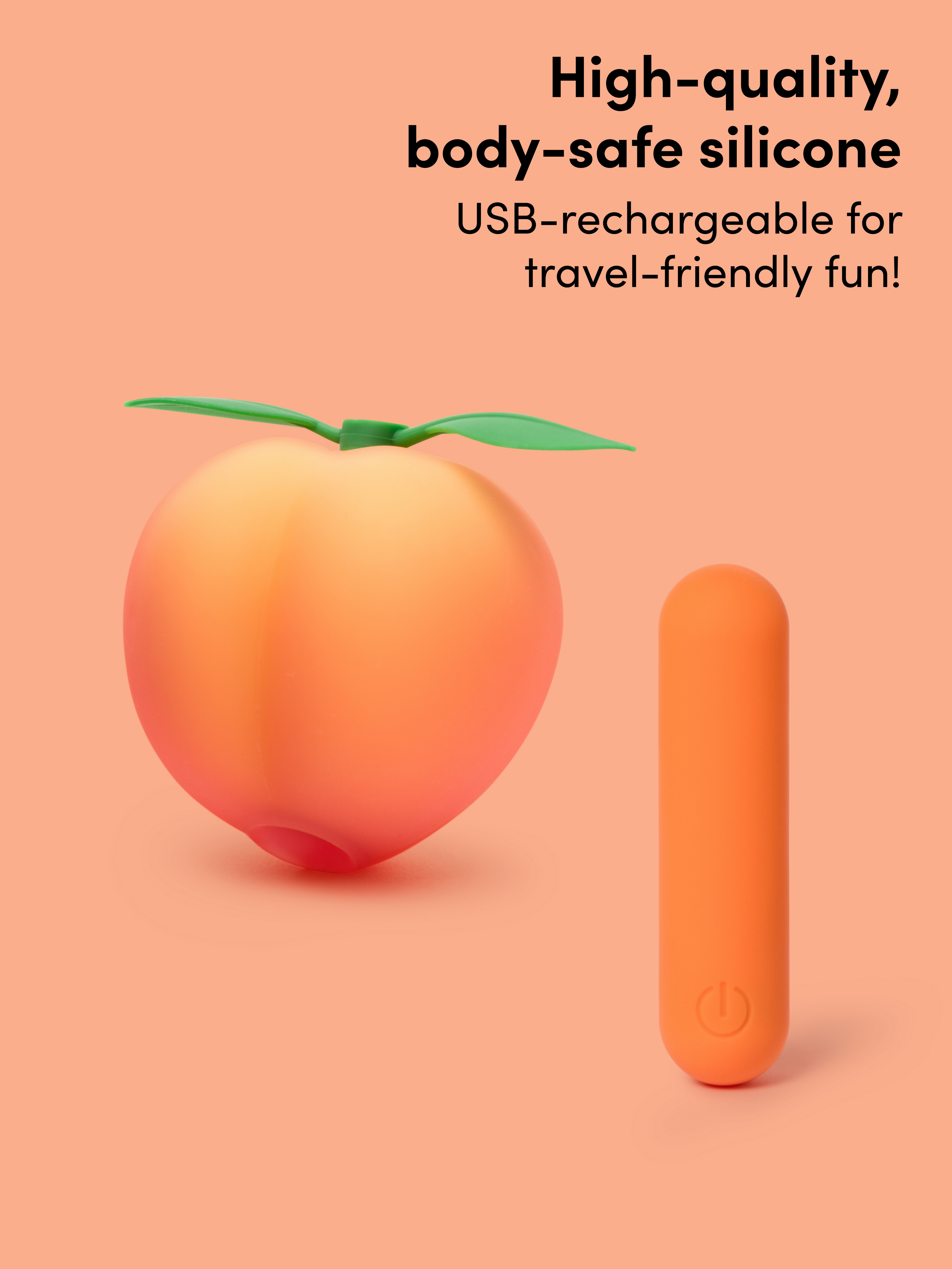 Lovehoney X Womanizer Life's a Peach Discovery Kit, Orange, hi-res