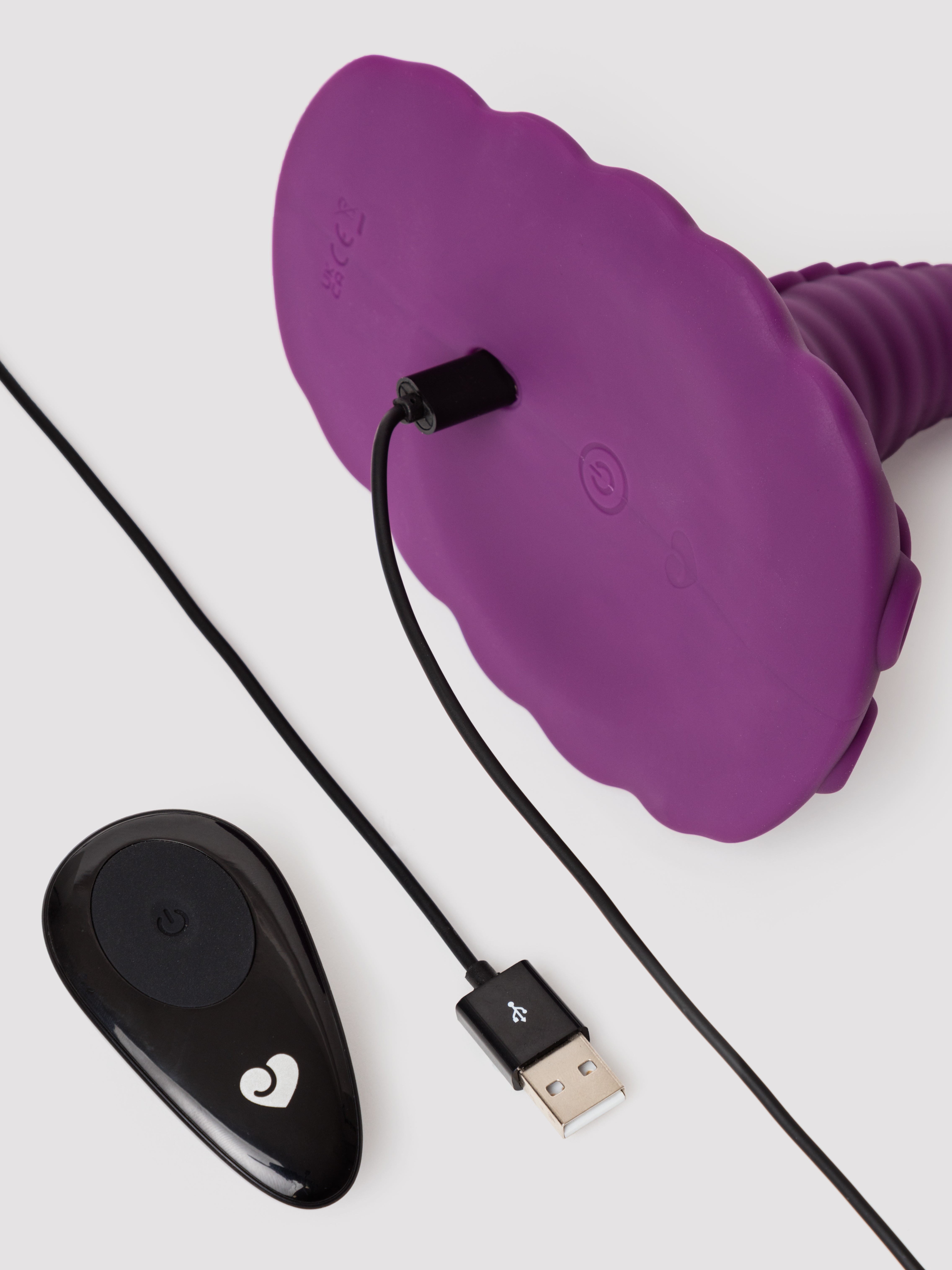 Lovehoney Fantasy Dildo Vibrator Grinder Pad, Purple, hi-res