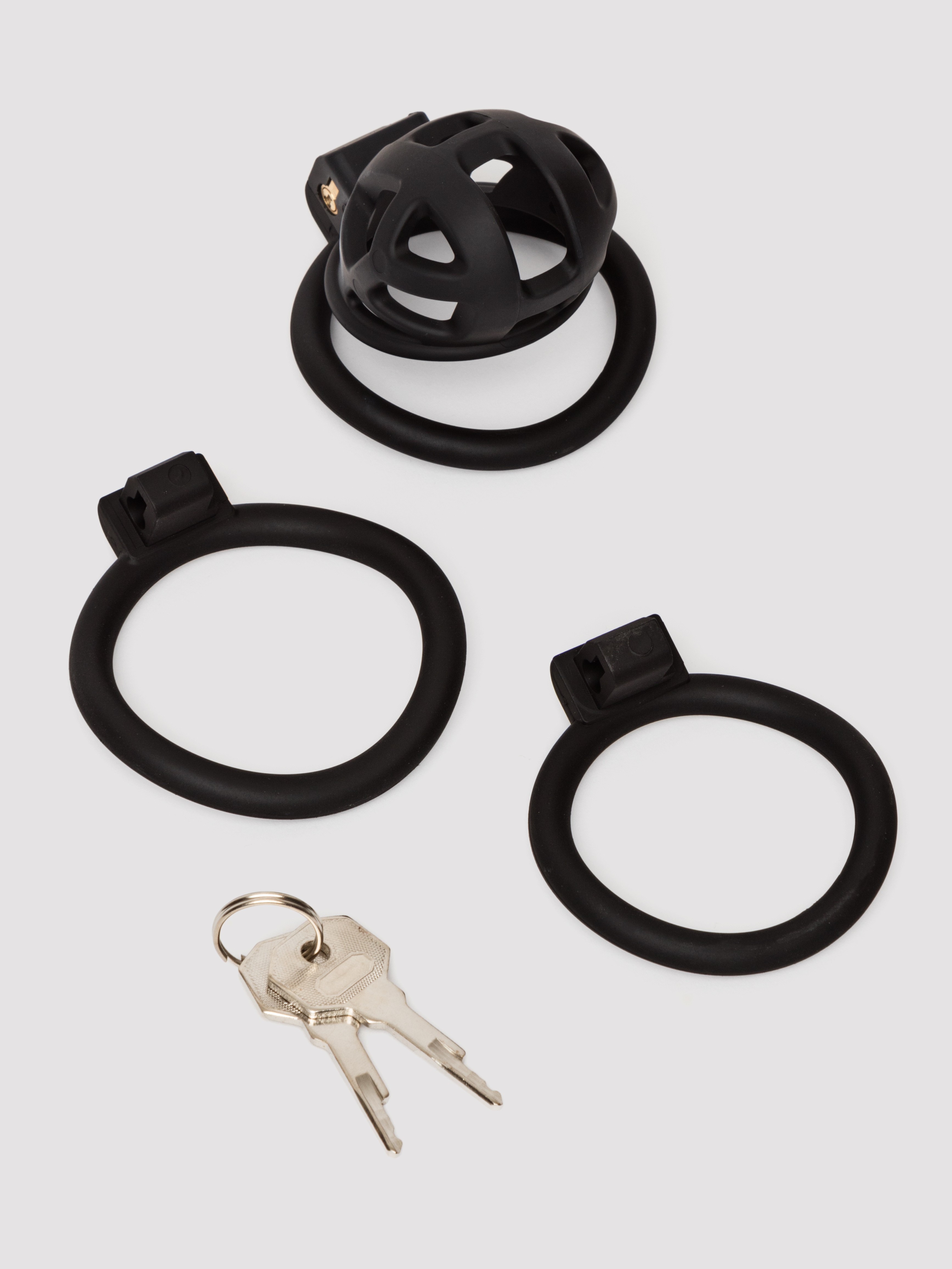 Impound Sentinal Cock Cage 3 Inch, Black, hi-res