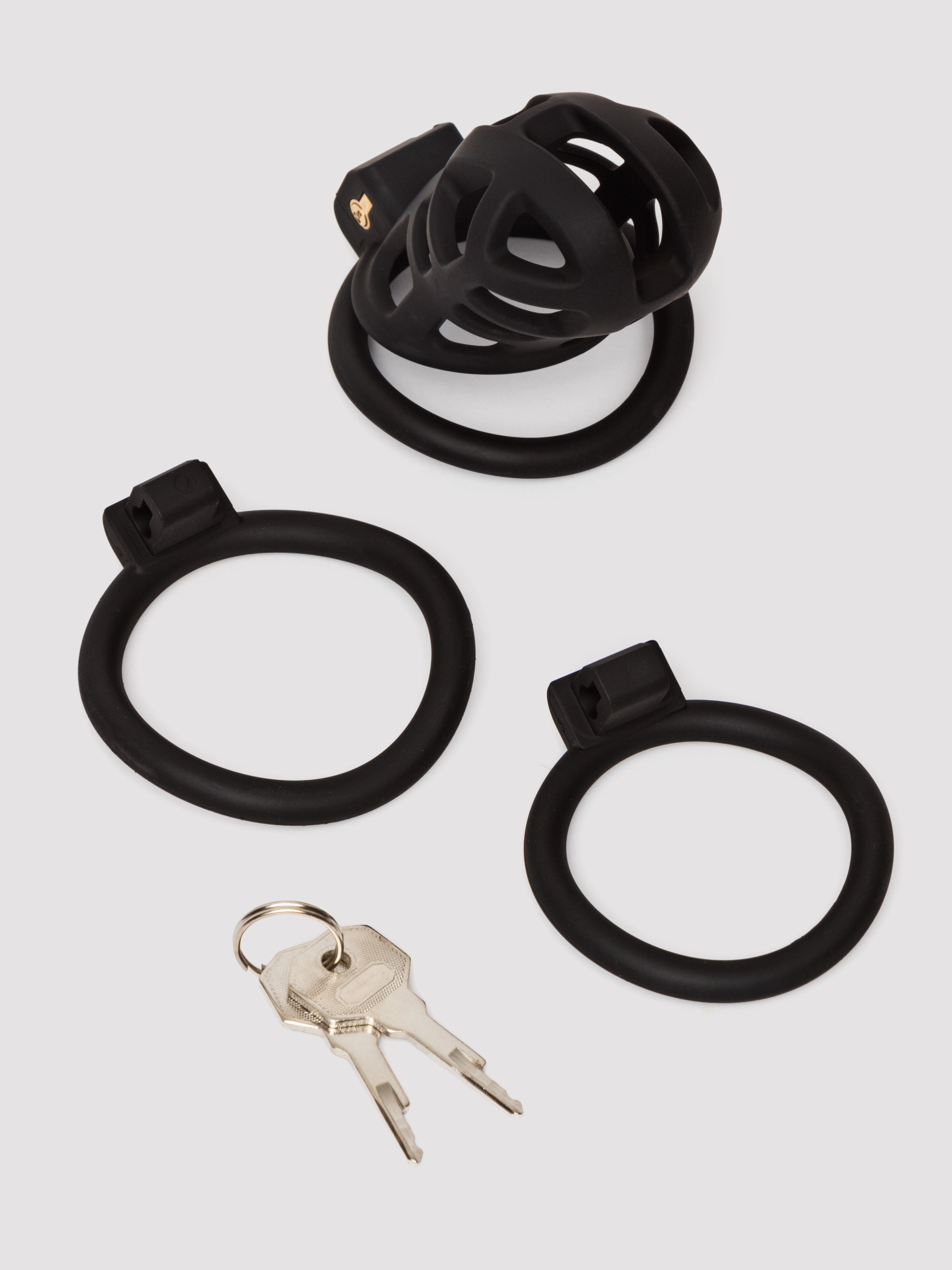 Impound Titan Cock Cage 4.25 Inch, Black, hi-res