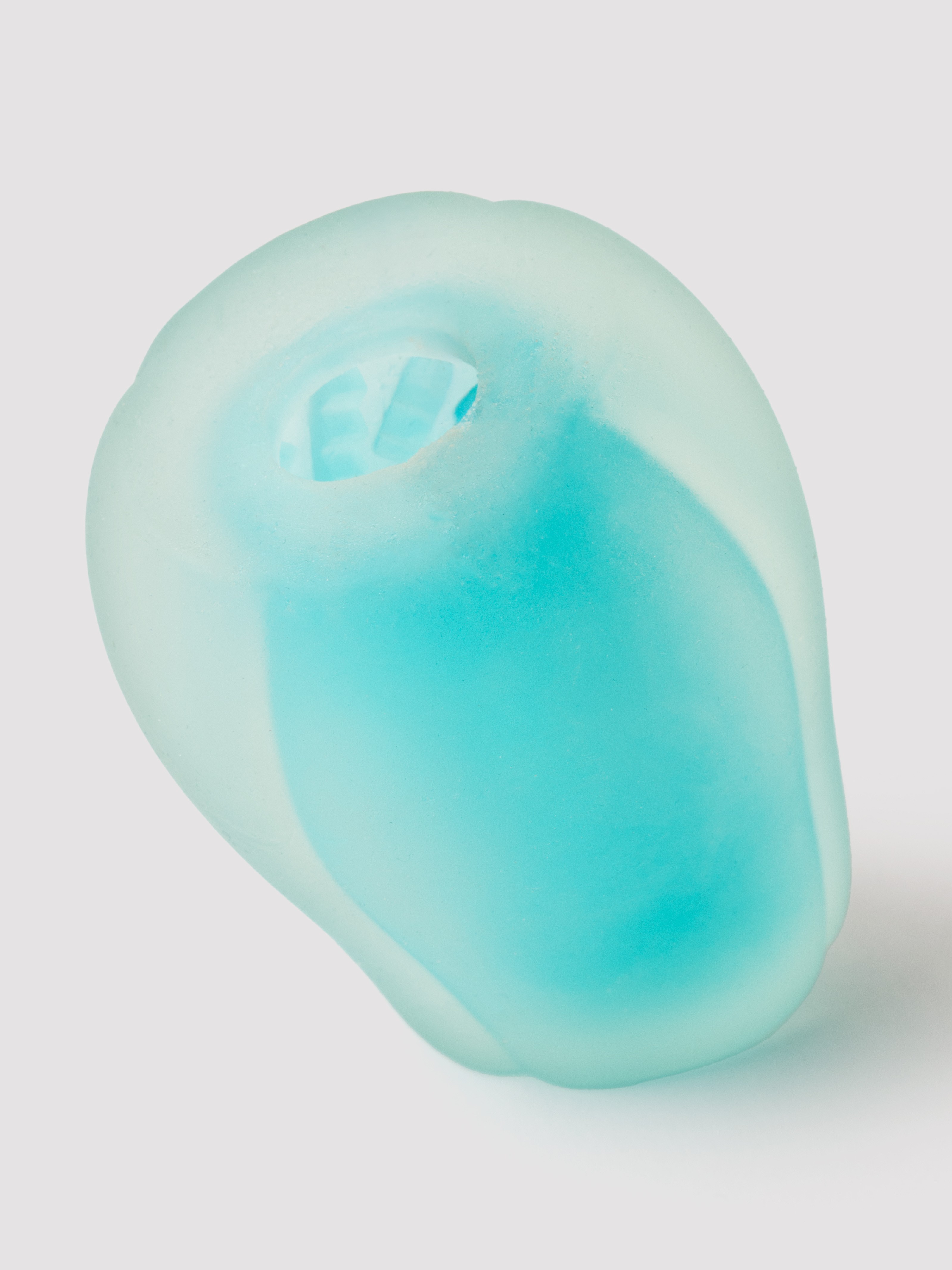 Lovehoney Self-Lubricating Textured Stroker, Blue, hi-res