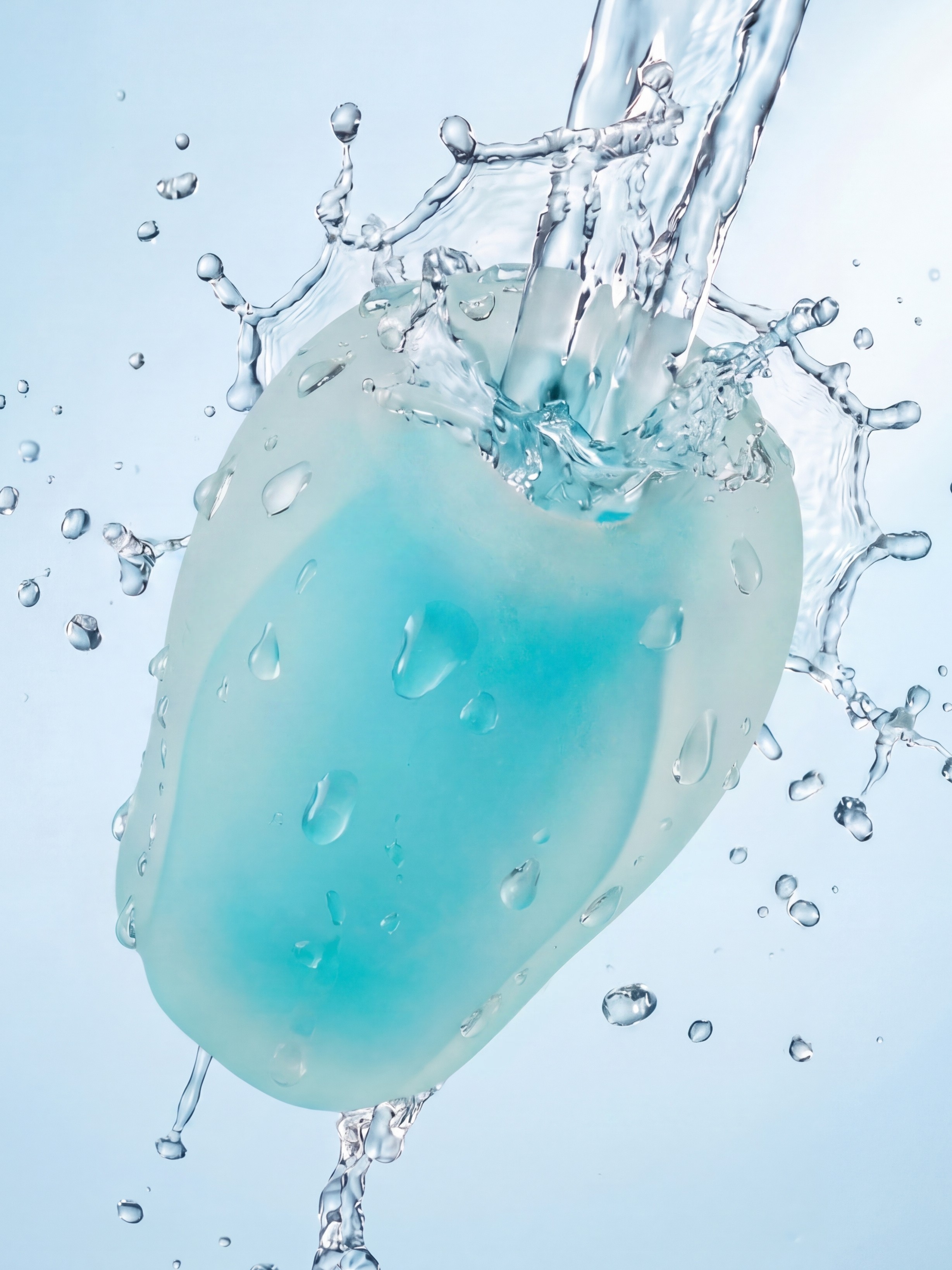 Lovehoney Blue Self-Lubricating Textured Stroker, Blue, hi-res