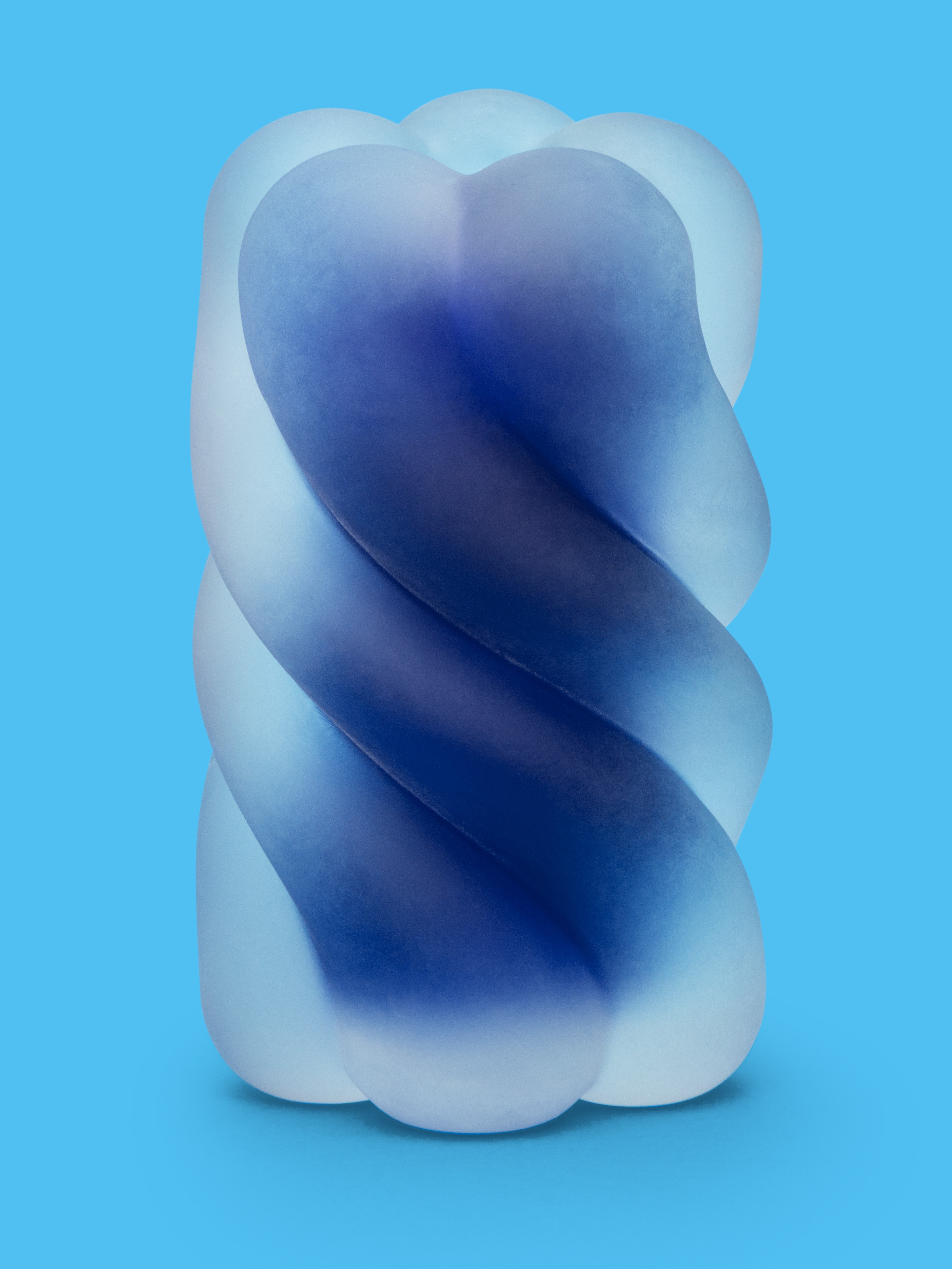 Lovehoney mon ami Self-Lubricating Stroker, Blue, hi-res