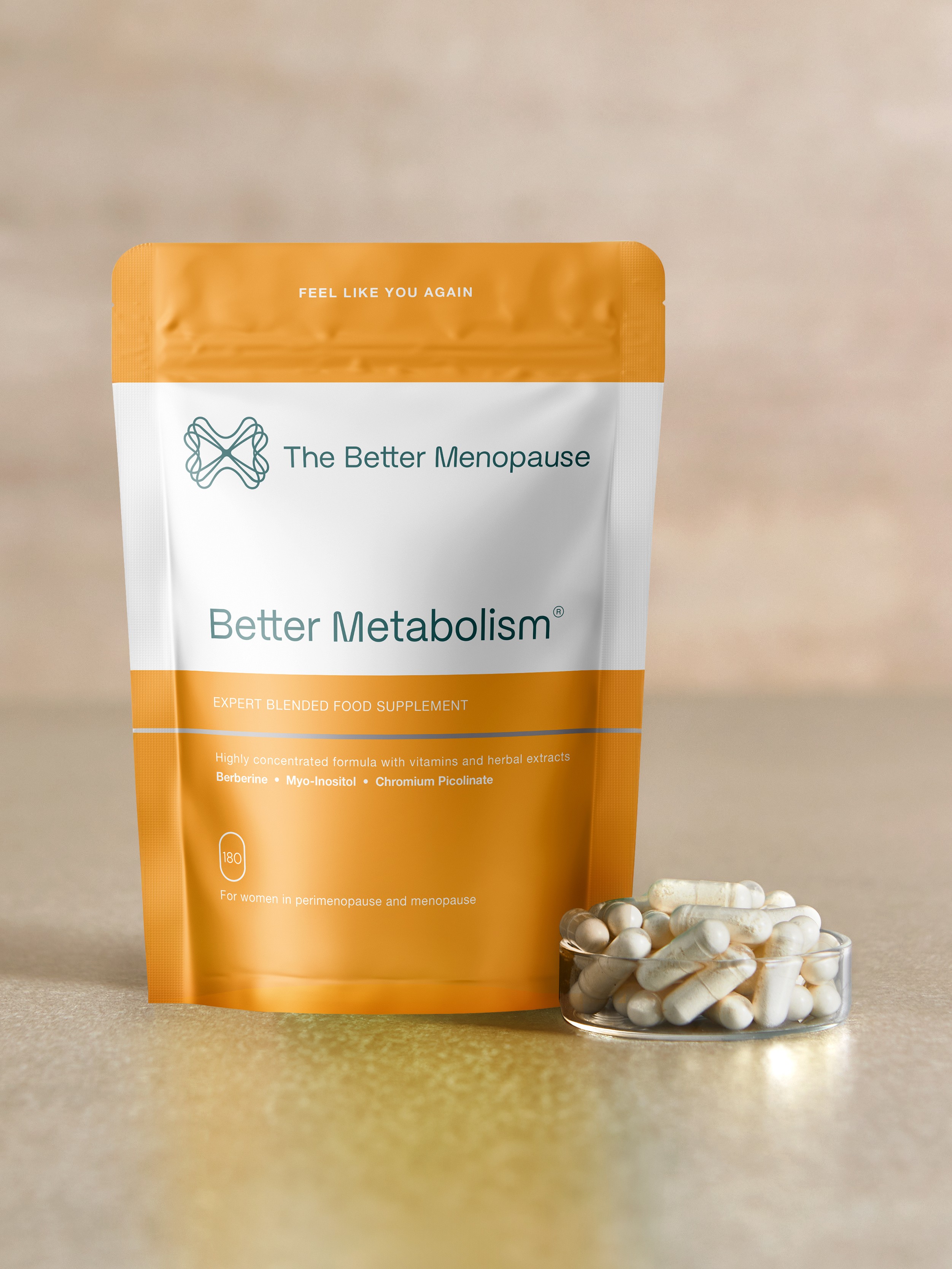 Better Menopause Metabolism Food Supplements x180 Tablets, , hi-res