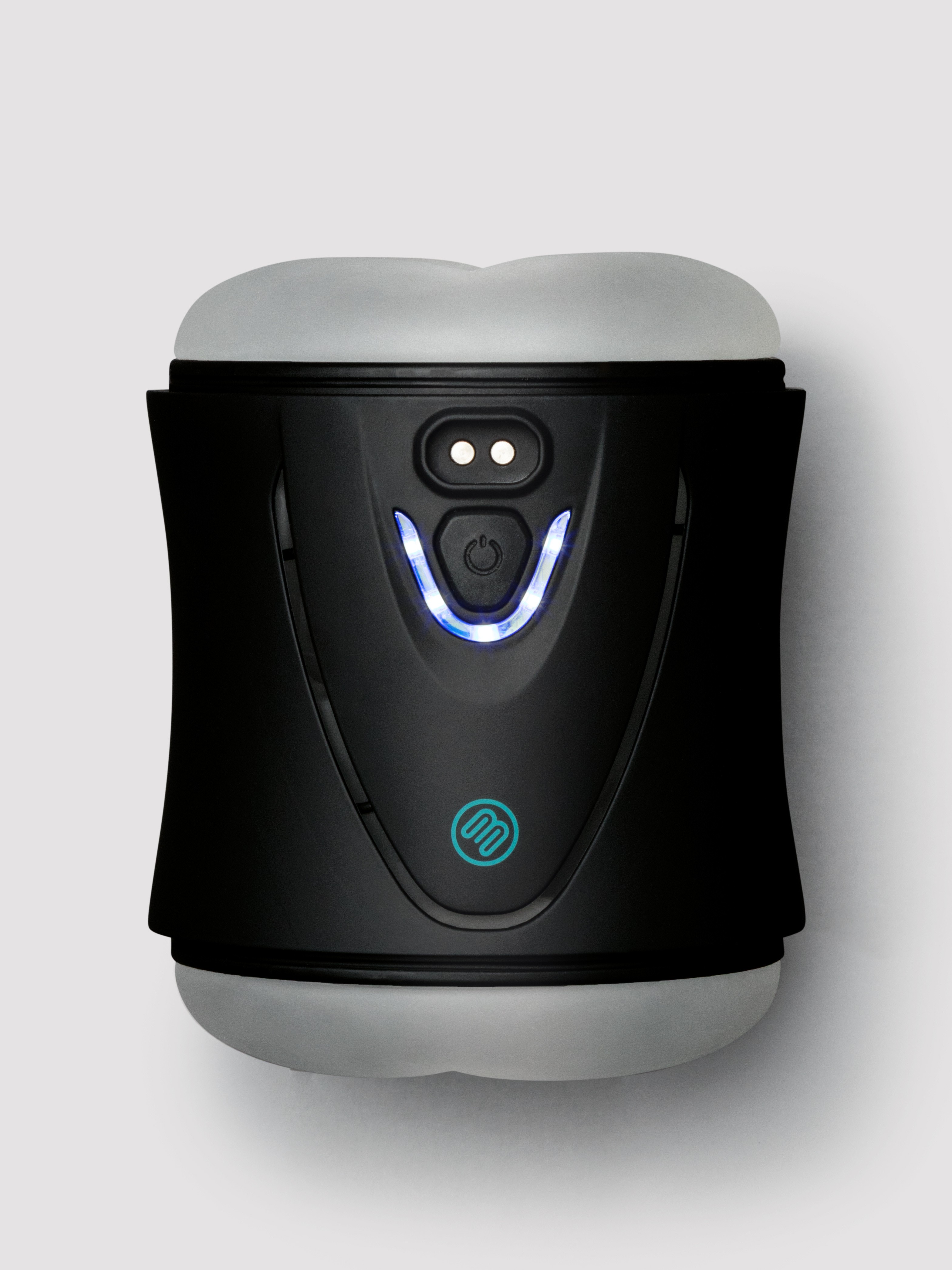 Blowmotion Squeezable Vibrating Masturbator, Black, hi-res