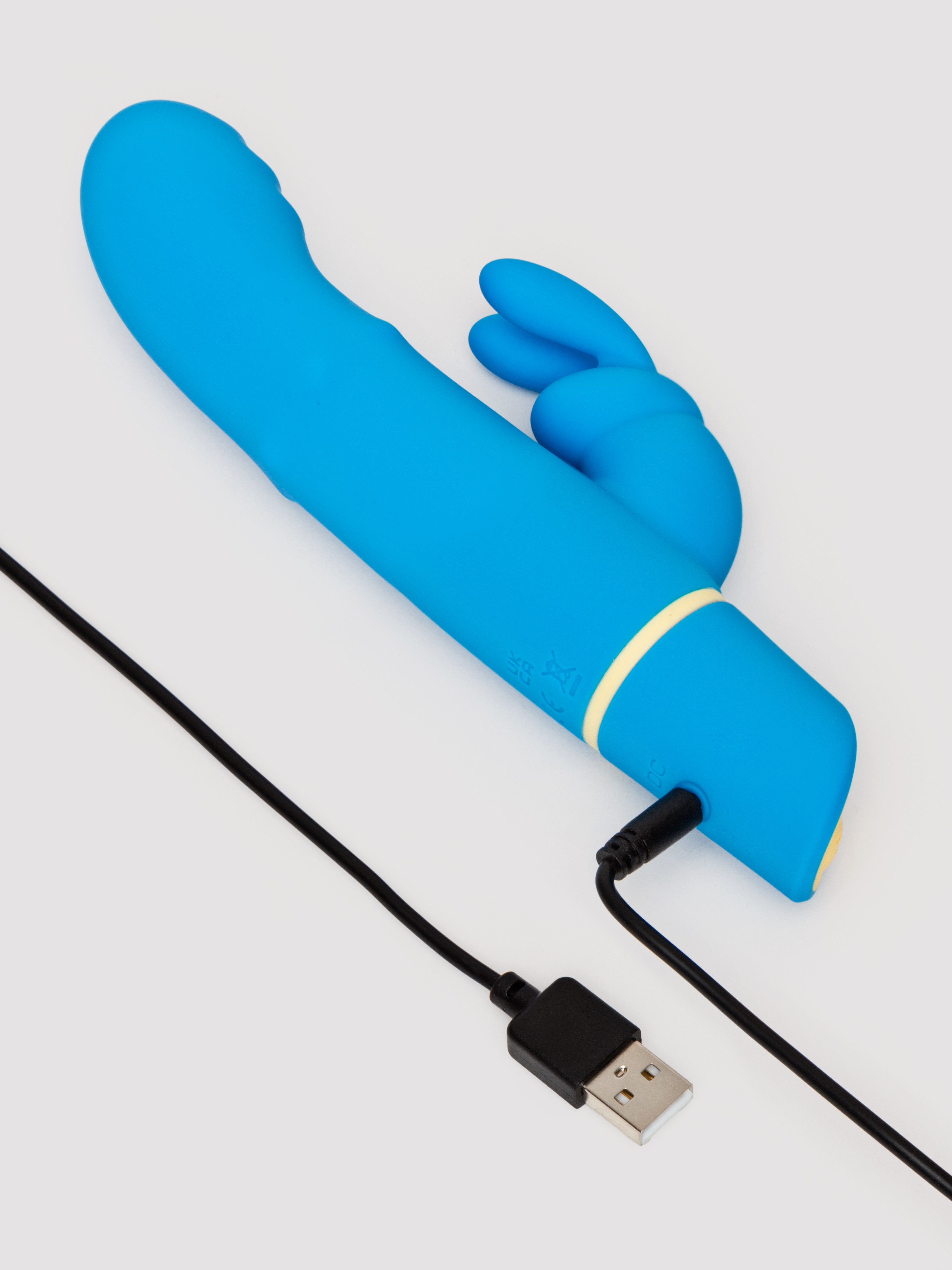 Love Bunny Beaded G-Spot Rabbit Vibrator, Blue, hi-res