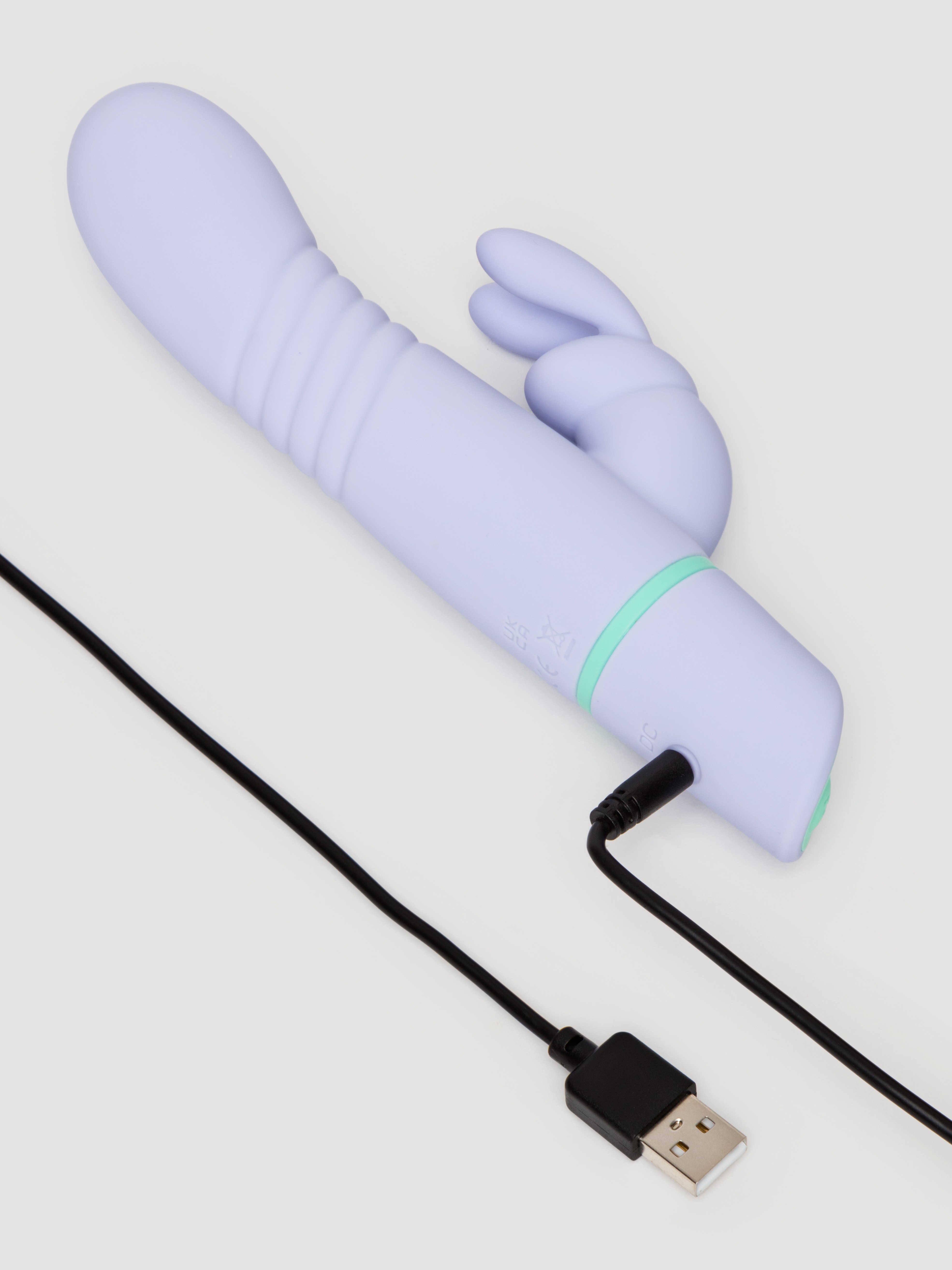 Love Bunny Thrusting Rabbit Vibrator, Purple, hi-res