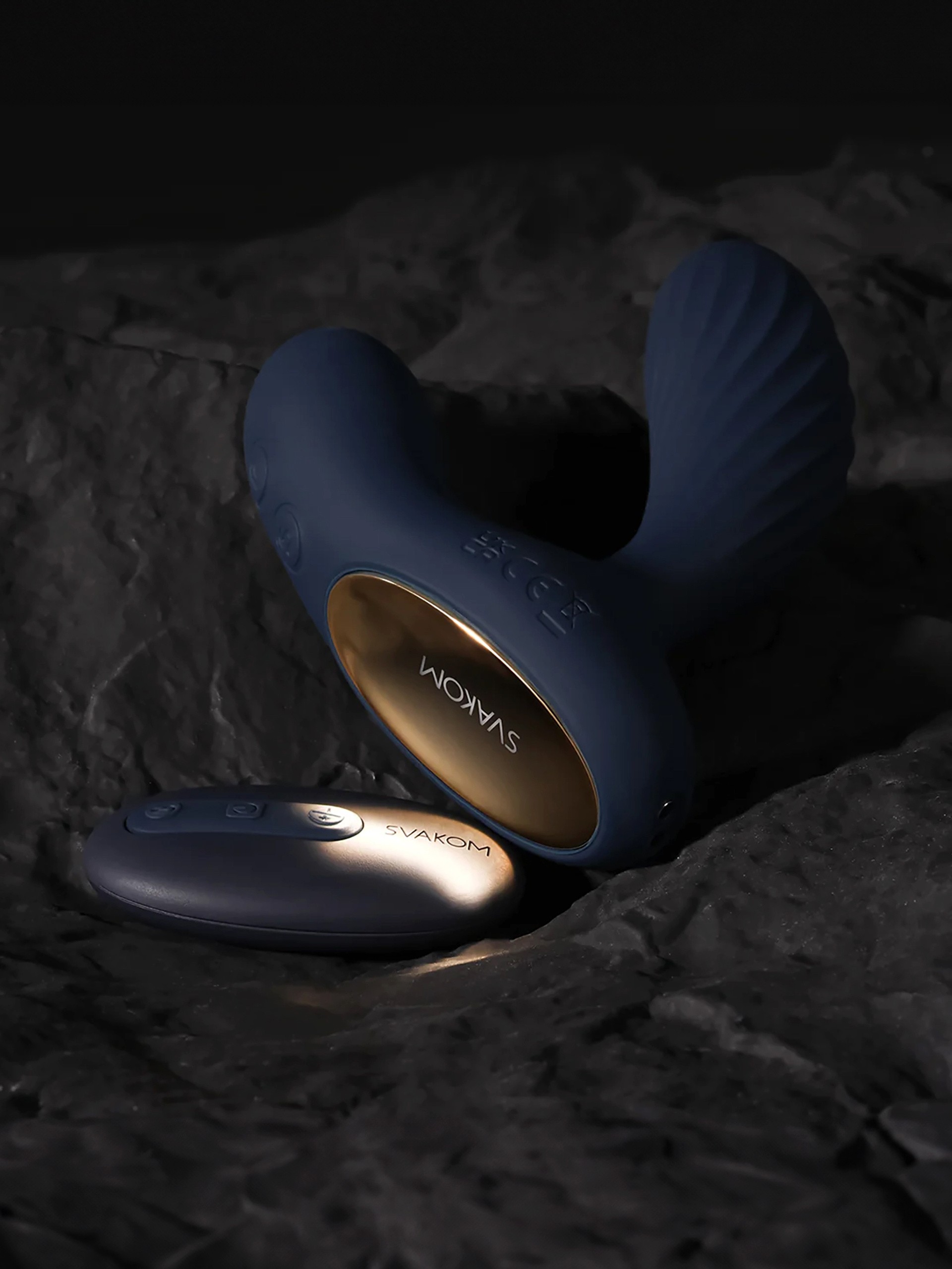 Svakom Vick Neo 2 App Controlled Heating and Vibrating Prostate Massager, Blue, hi-res