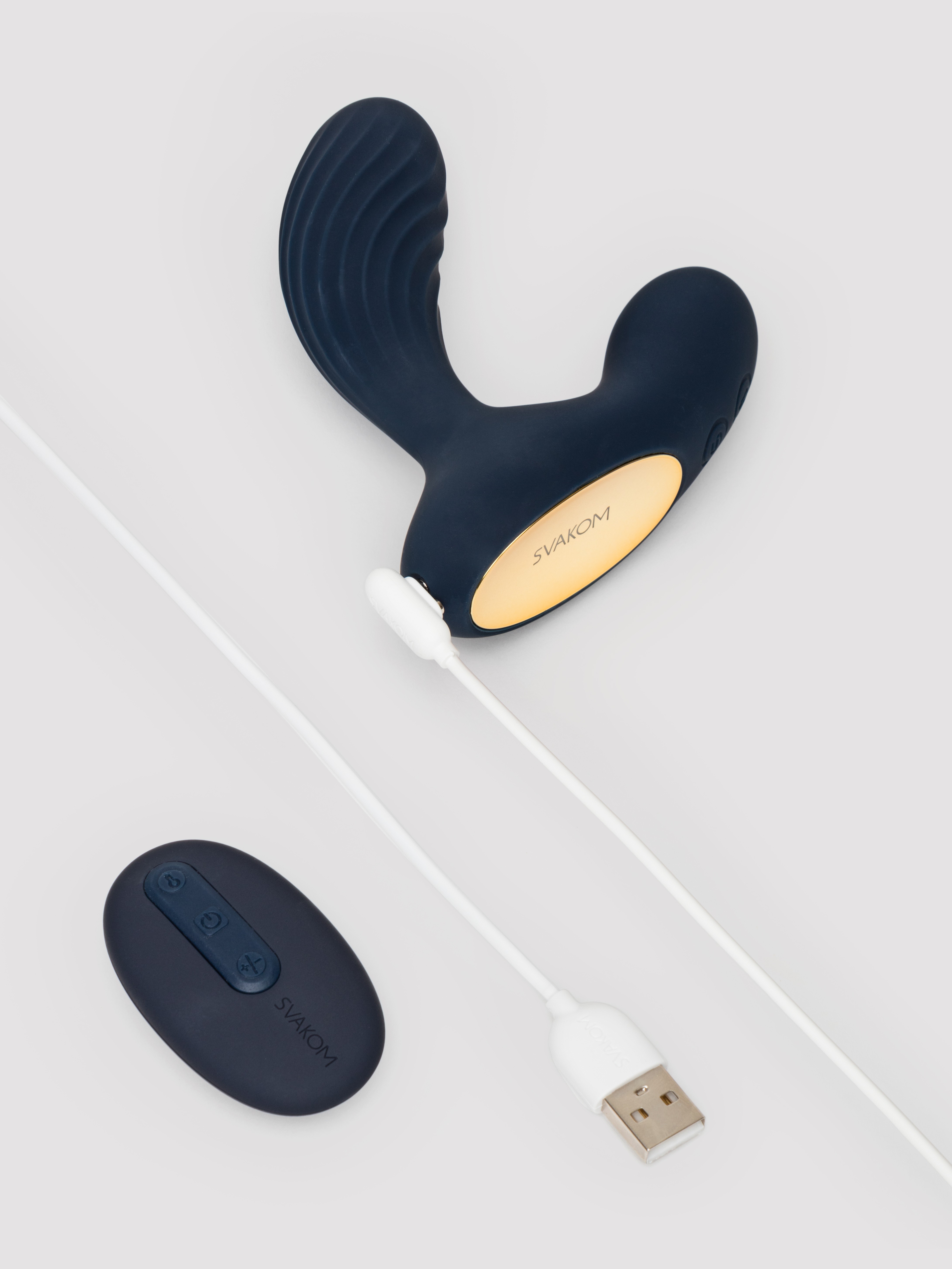 Svakom Vick Neo 2 App Controlled Heating and Vibrating Prostate Massager, Blue, hi-res