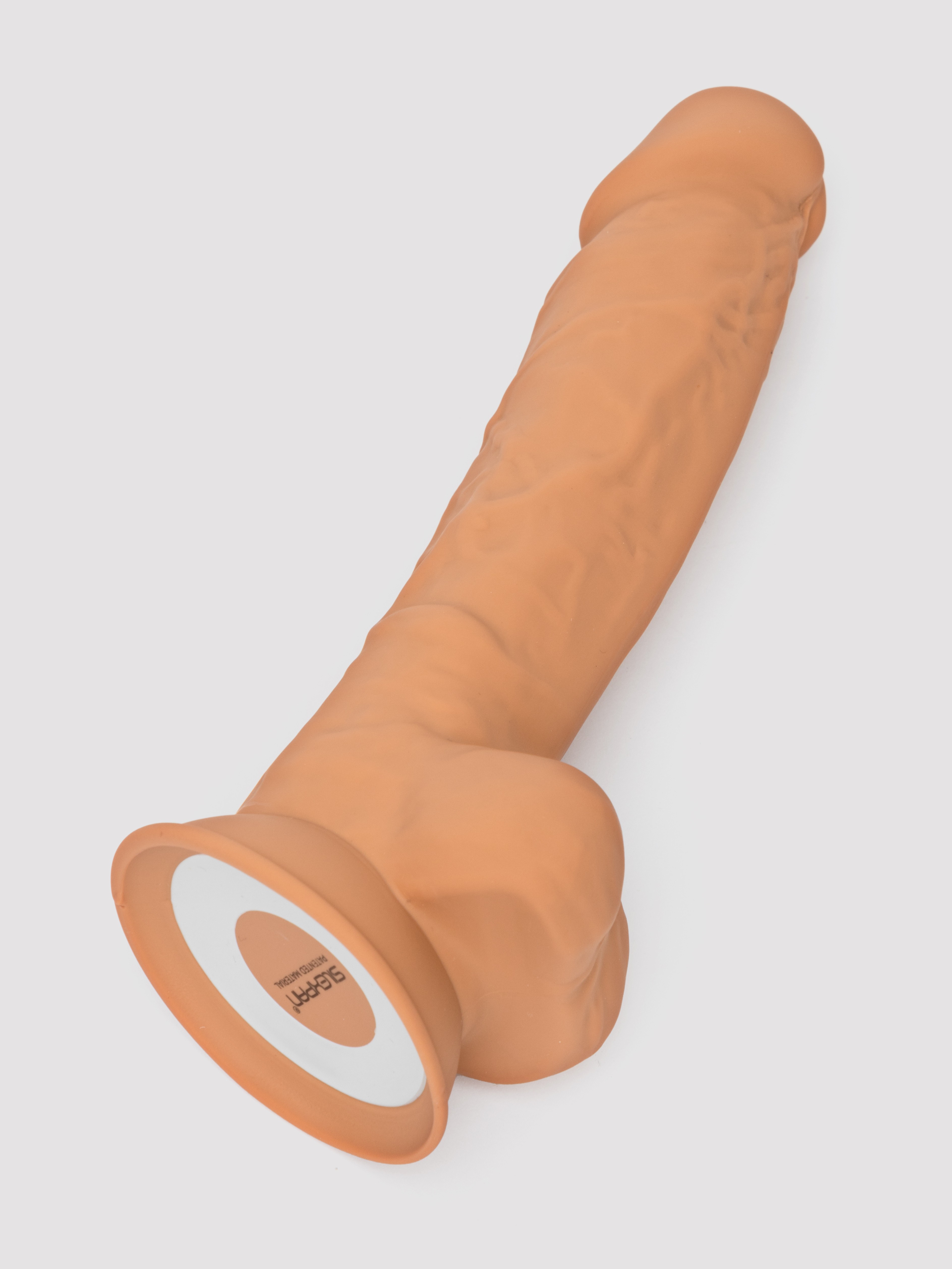 SILEXD Dual Density Silicone Realistic Dildo 7 Inch, Flesh Pink, hi-res