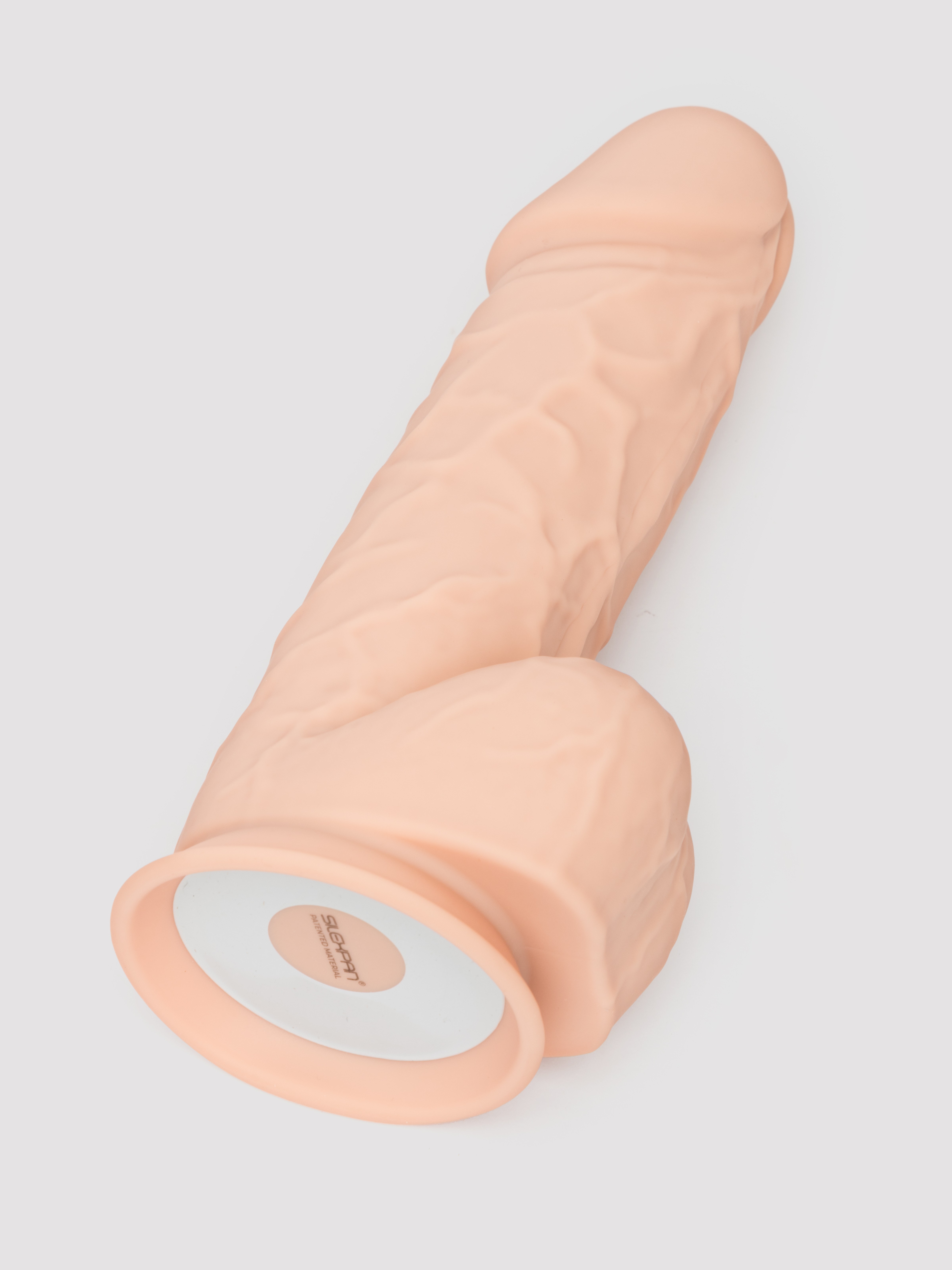 SILEXD Girthy Dual Density Silicone Dildo 8.5 Inch, Flesh Pink, hi-res