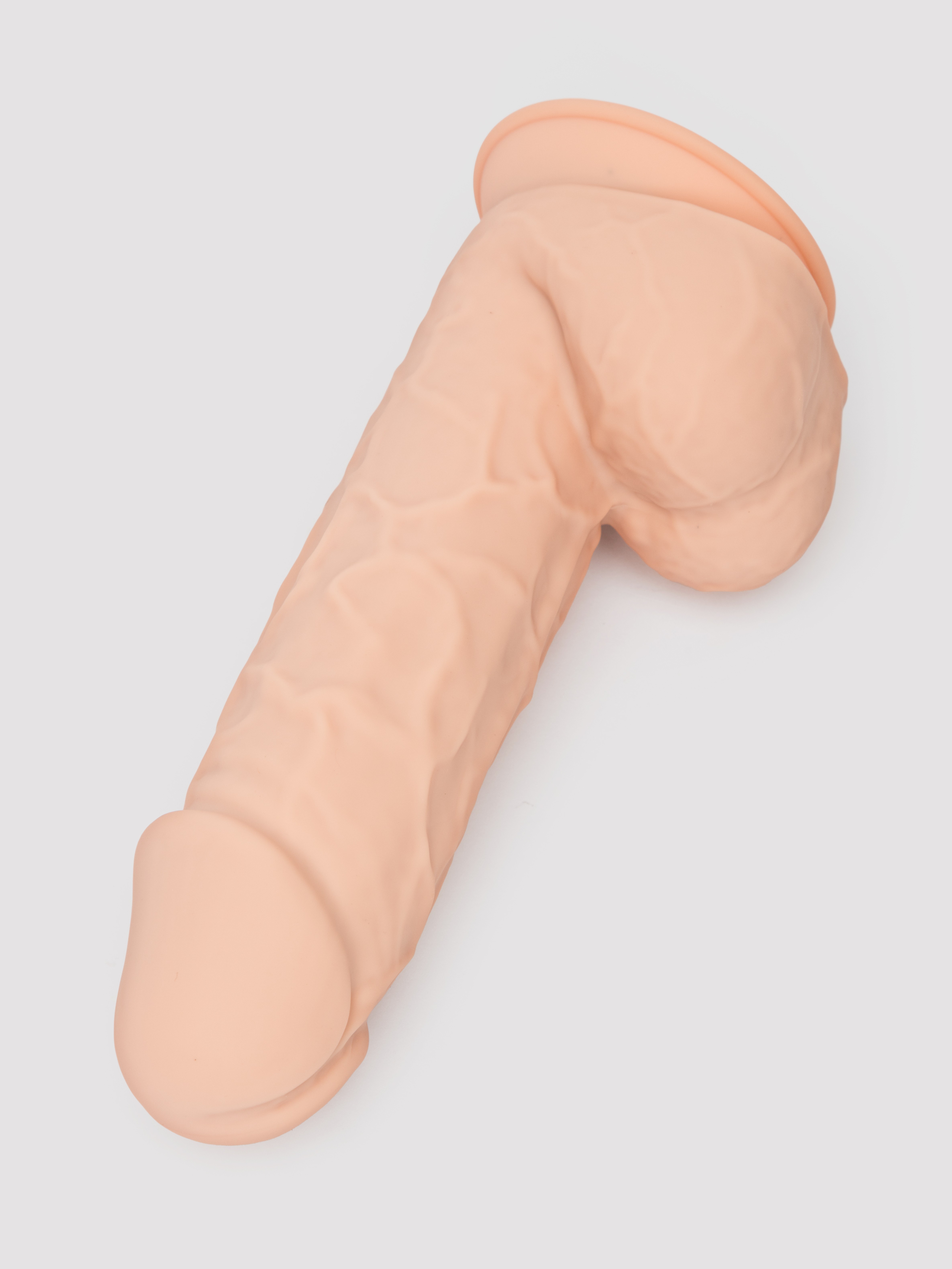 SILEXD Girthy Dual Density Silicone Dildo 8.5 Inch, Flesh Pink, hi-res