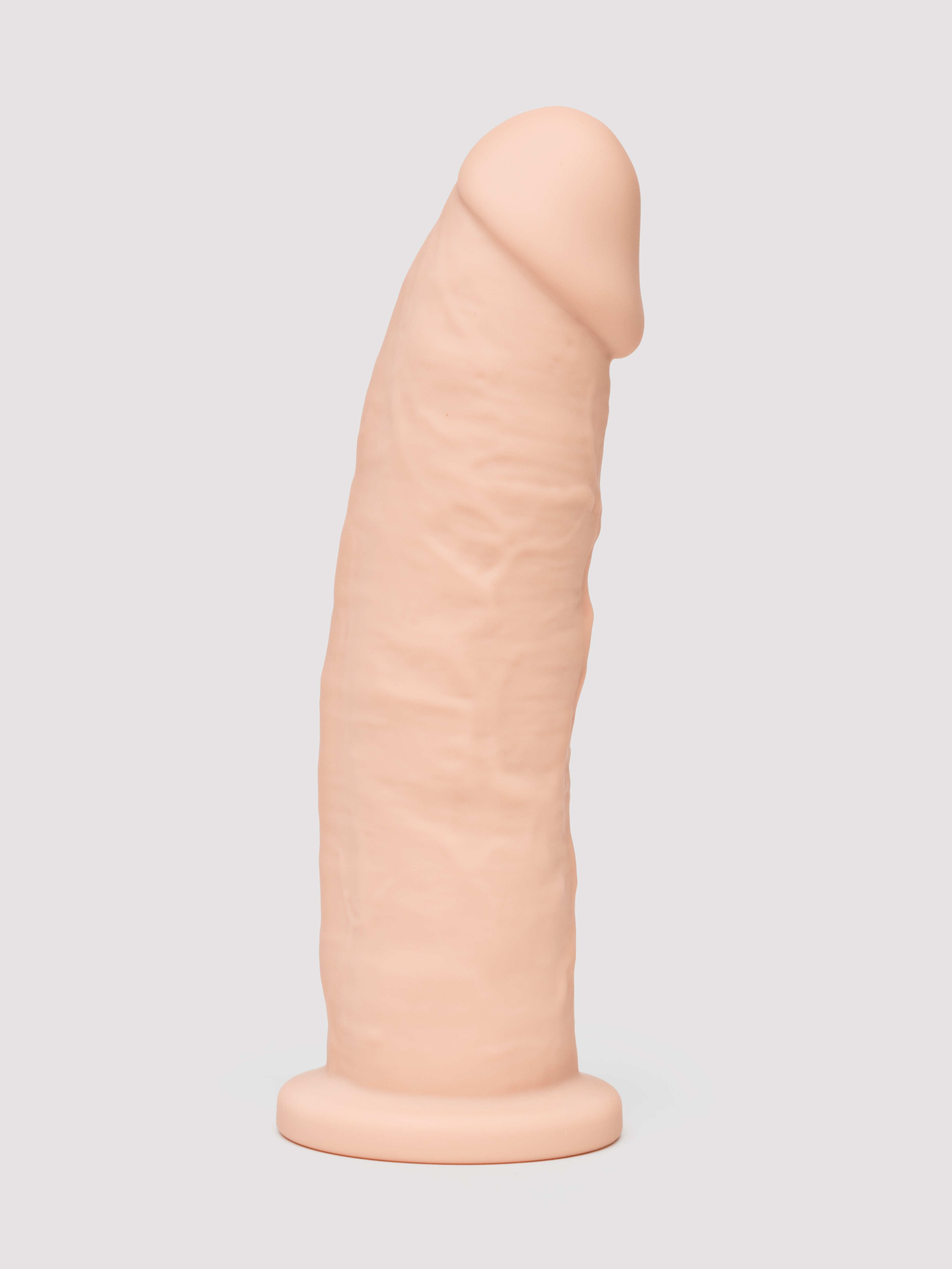 SILEXD Girthy Dual Density Realistic Silicone Dildo 9 Inch, Flesh Pink, hi-res
