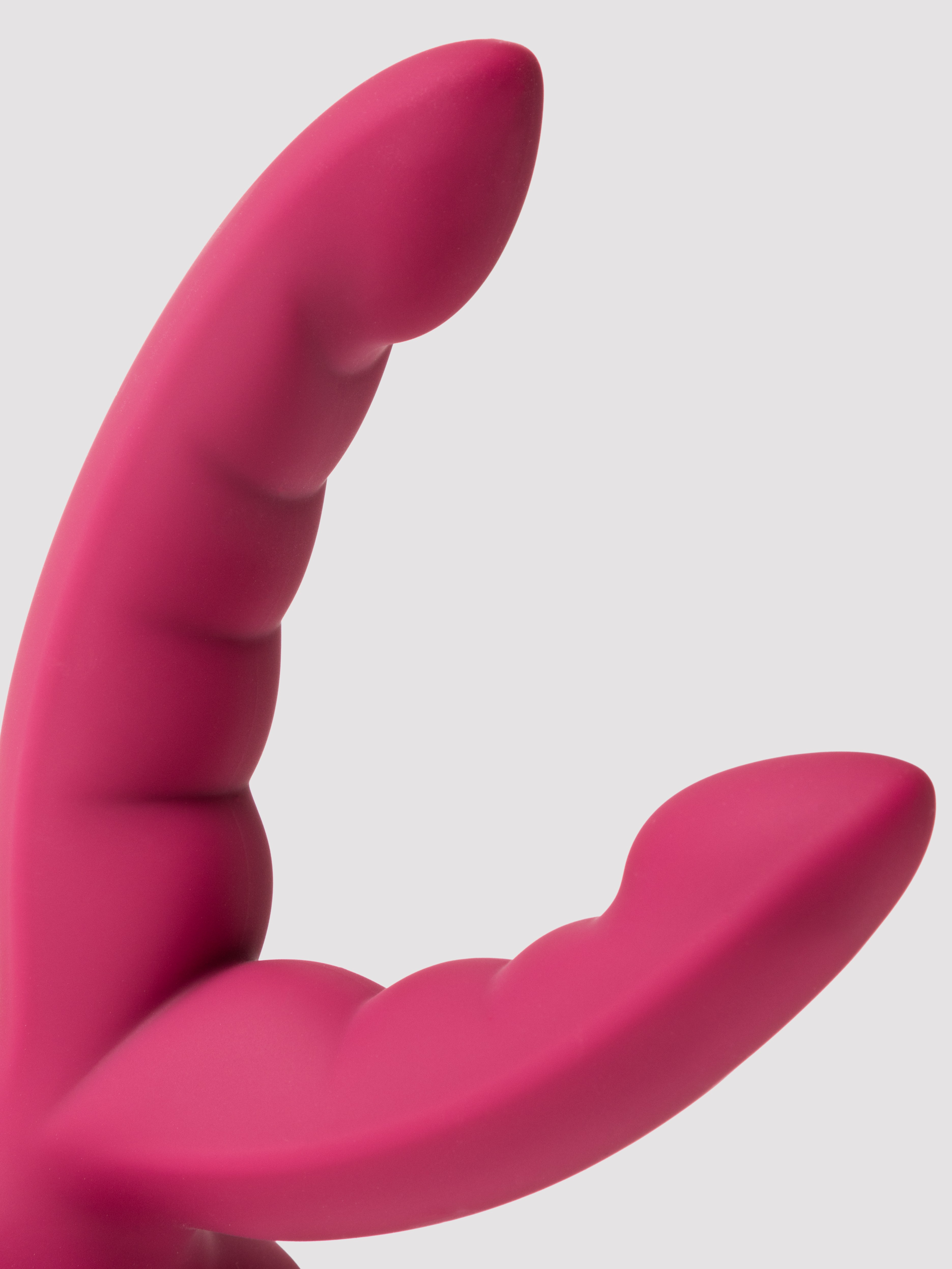 Fun Factory Ryde Red Double Ended Grinding Silicone Dildo, Red, hi-res