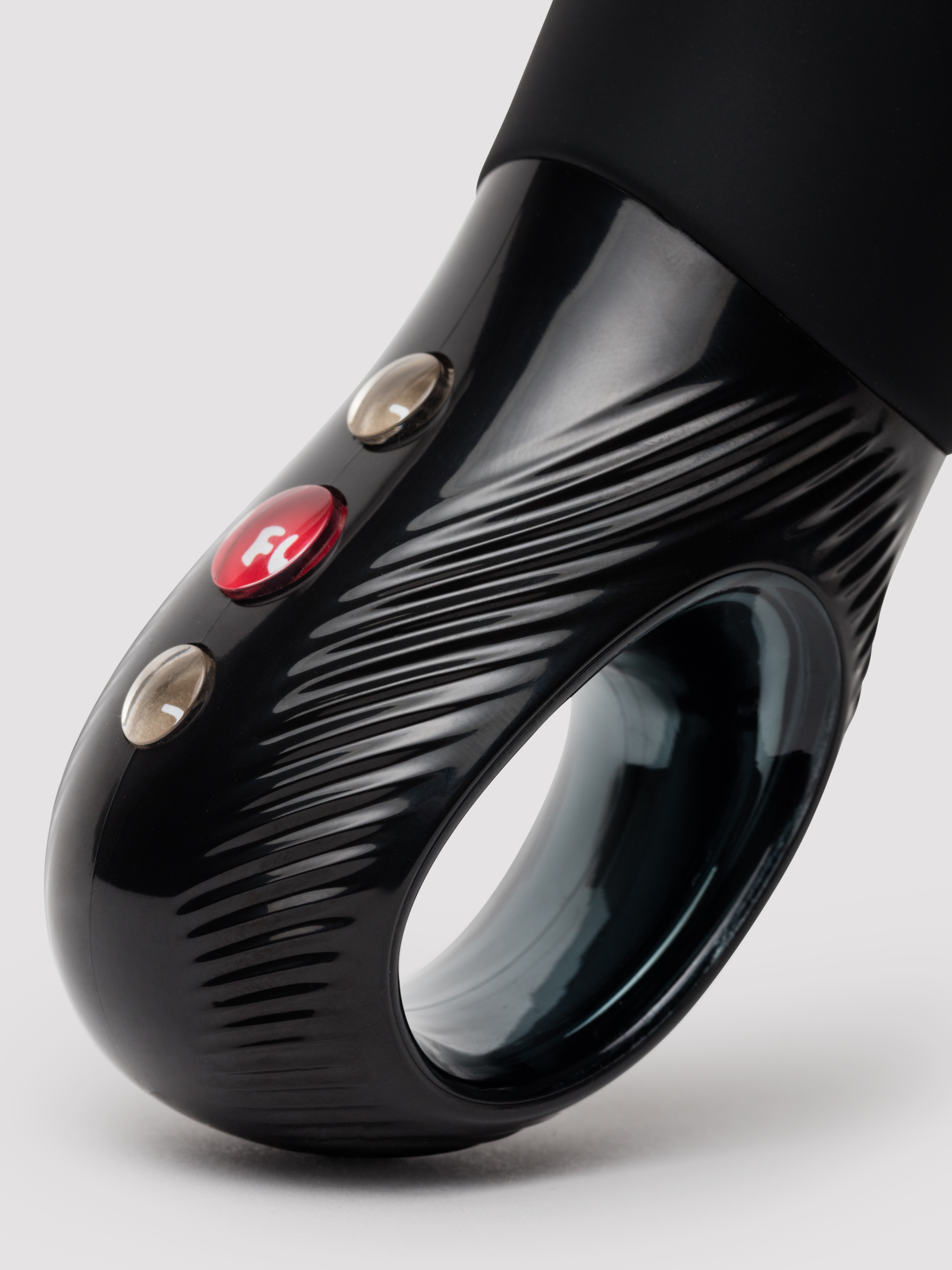 Fun Factory Manta Black Rechargeable Vibrating Male Masturbator, Black, hi-res