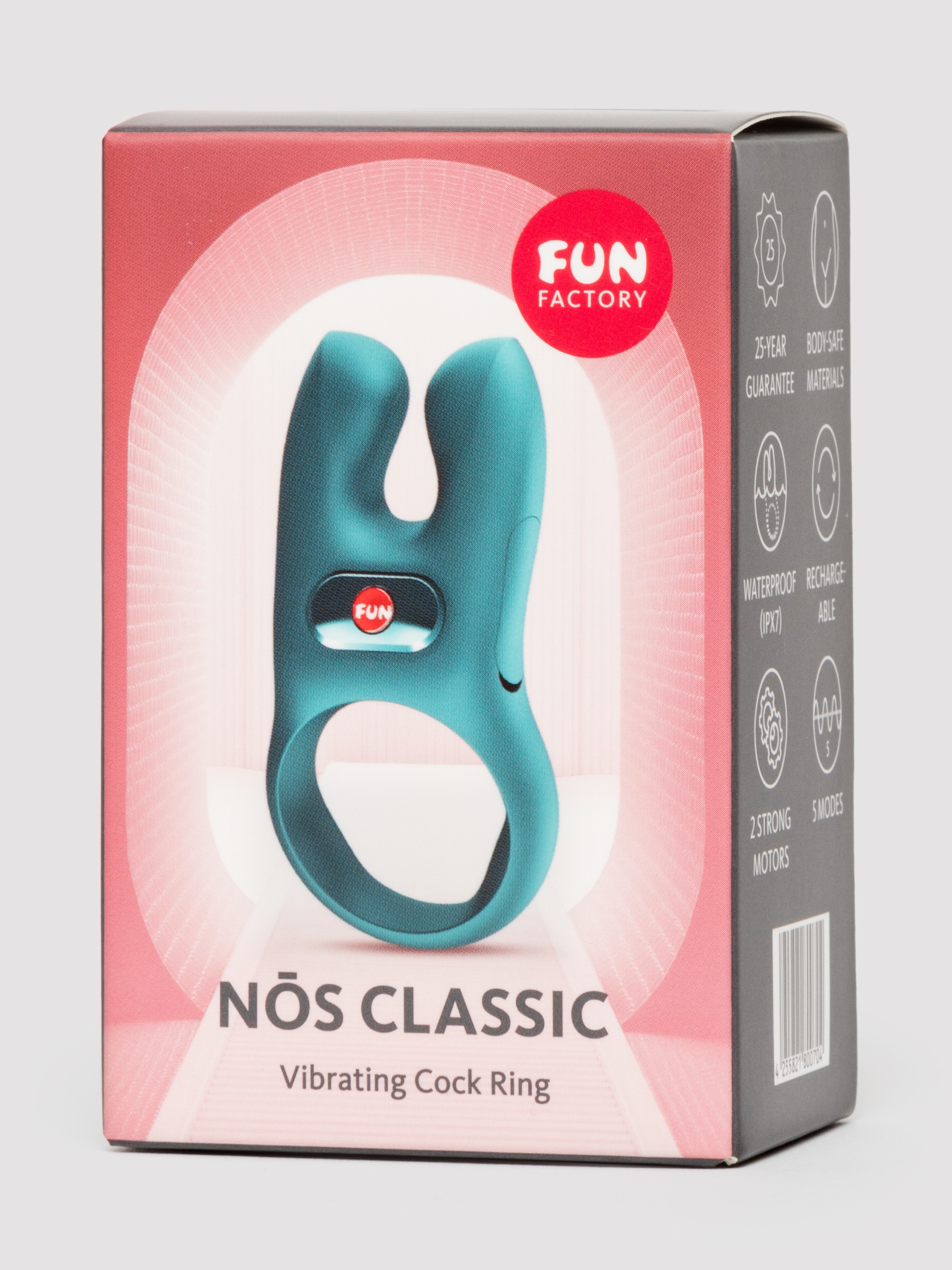 Fun Factory NOS Green Couple's Silicone Vibrating Cock Ring, Green, hi-res