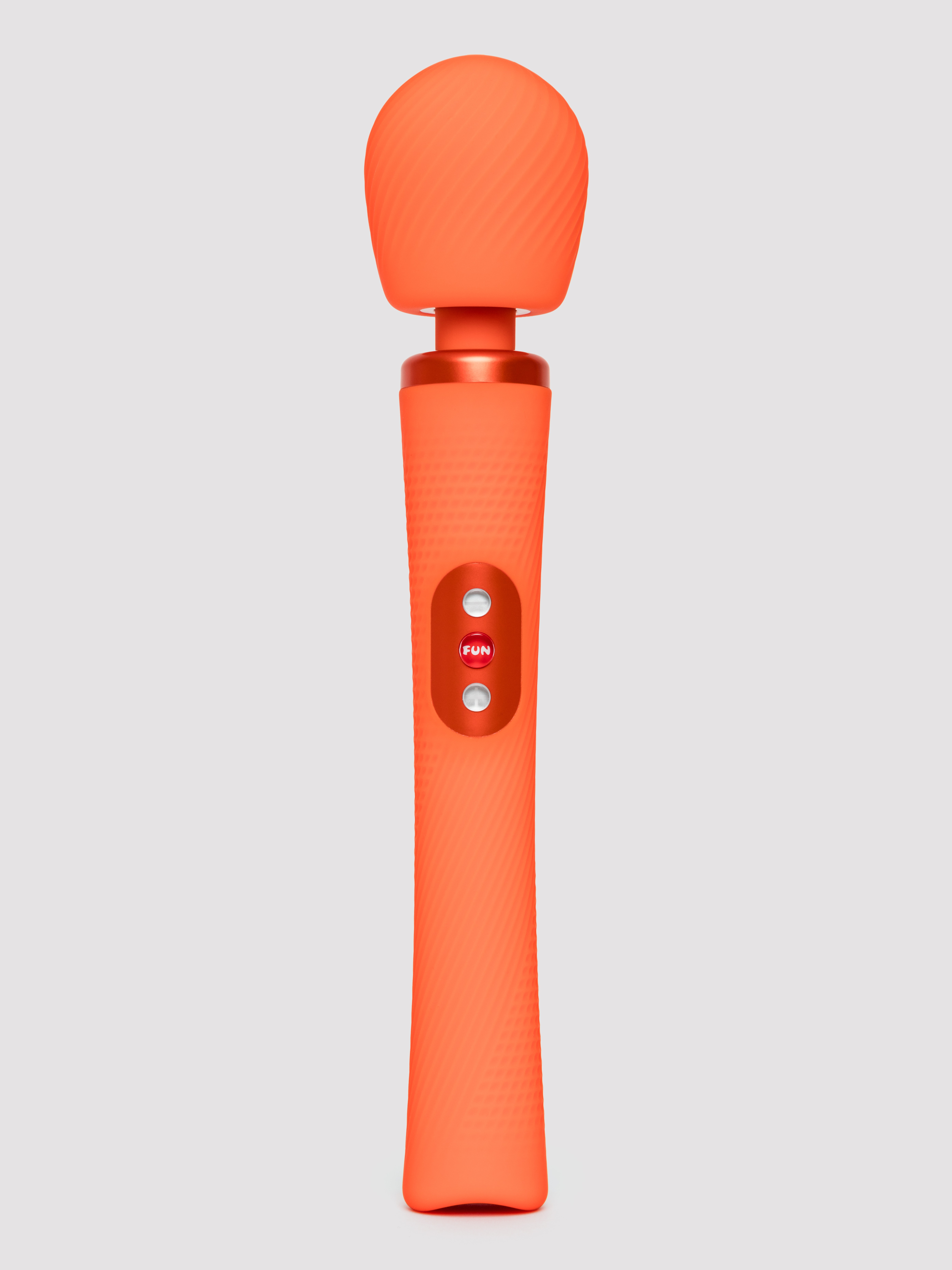 Fun Factory VIM Extra Quiet Silicone Wand Massager, Orange, hi-res