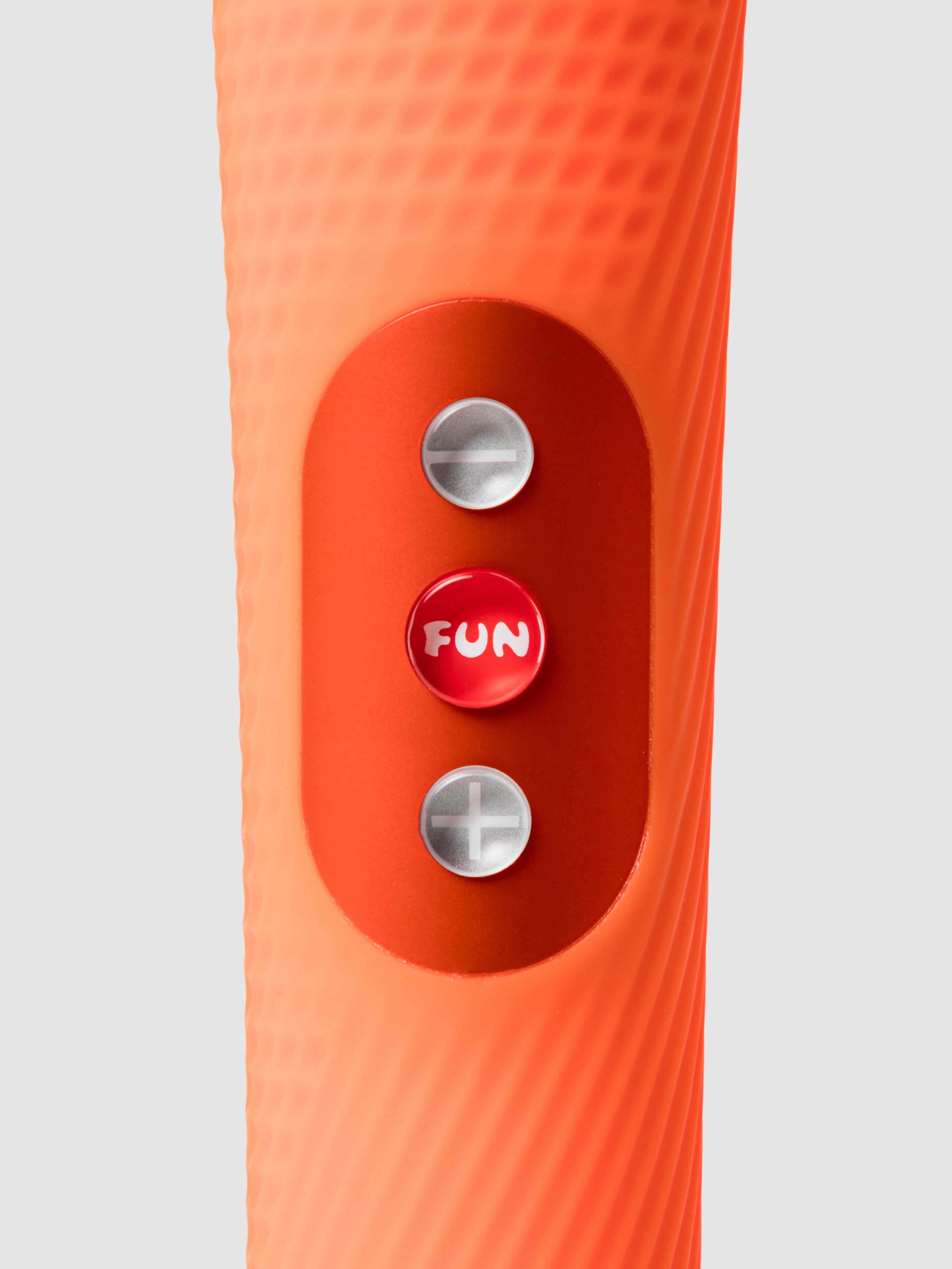 Fun Factory VIM Orange Extra Quiet Silicone Wand Massager, Orange, hi-res