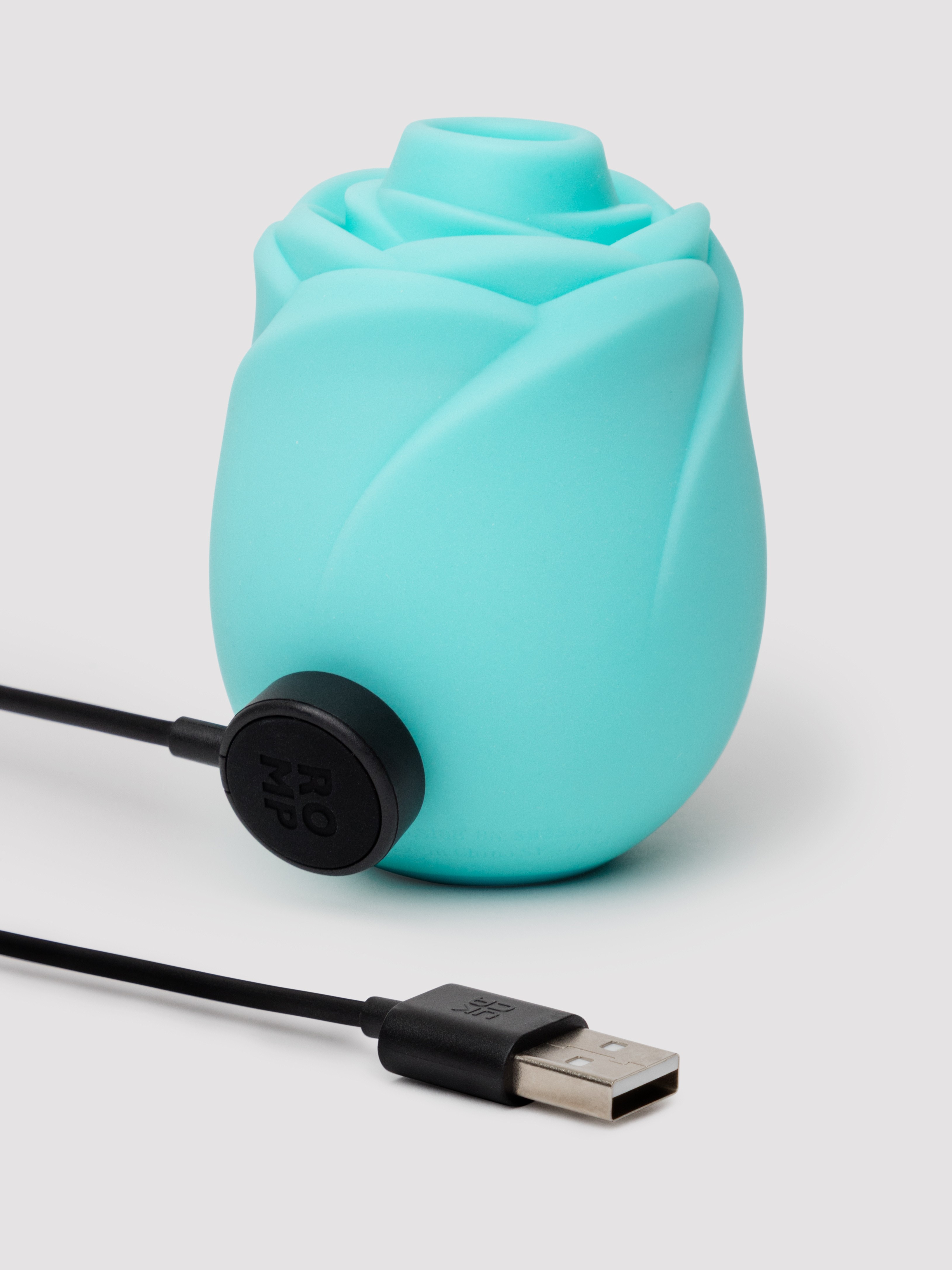 ROMP Rose Glow Blue Clitoral Stimulator, Blue, hi-res