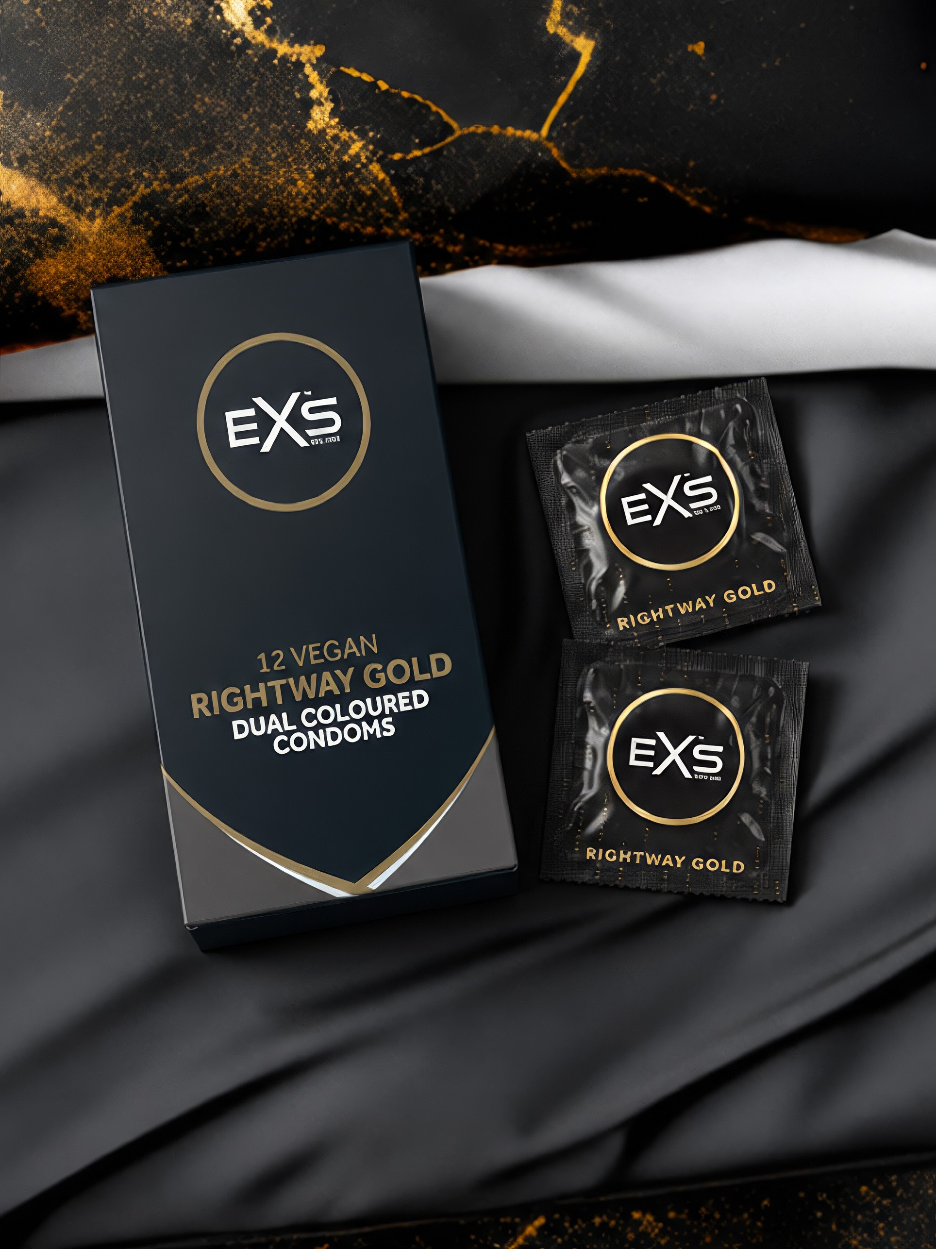 EXS Rightway Gold Tip Condoms (12 Pack), , hi-res