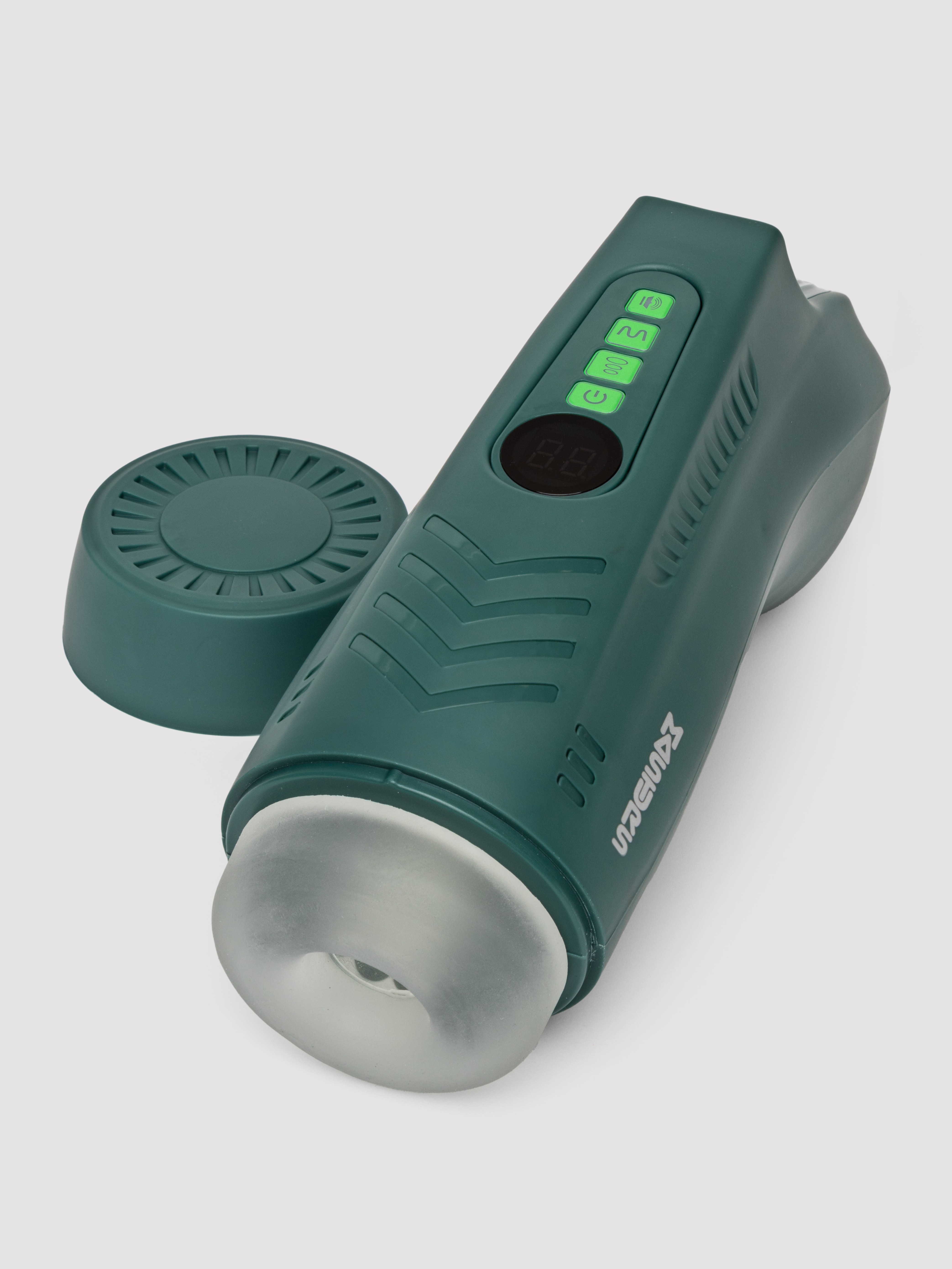 Ayla Forest Warrior Suction and Vibrating Virtual Reality Masturbator, Green, hi-res