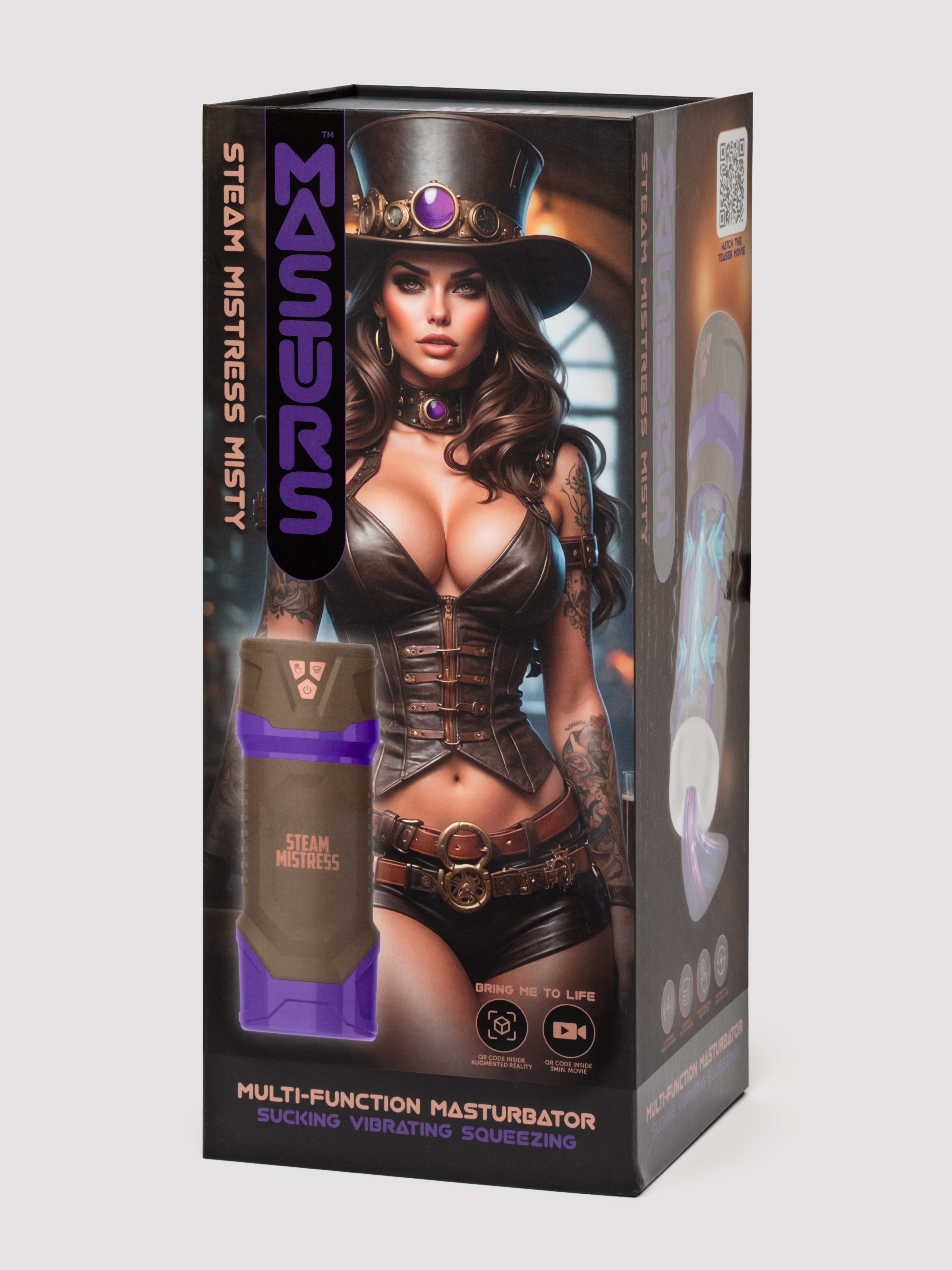 Misty Steam Mistress Sucking and Pulsating Virtual Reality Masturbator, Purple, hi-res