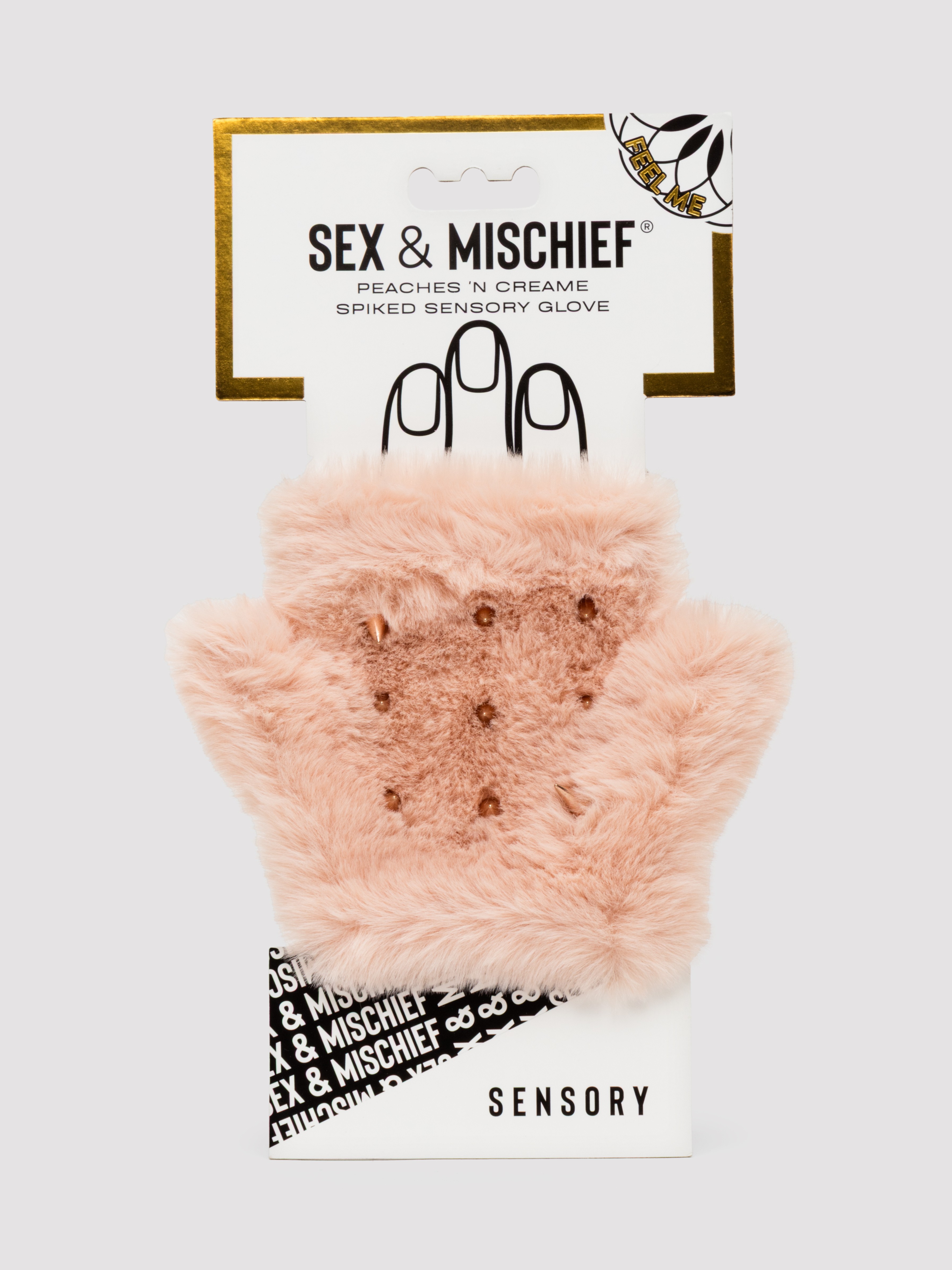 Sportsheets Peaches 'n CreaMe Spiked Sensory Glove, , hi-res