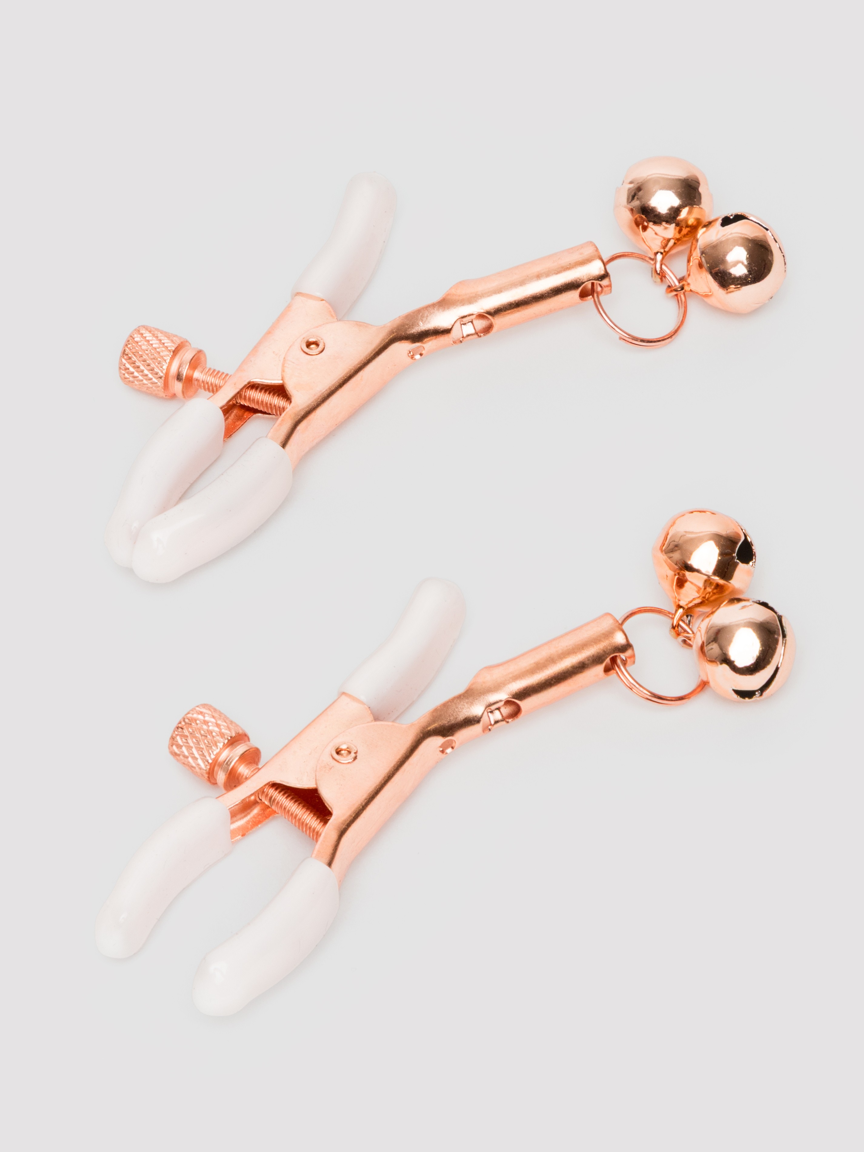 Sportsheets Peaches 'n CreMe Bell Nipple Clamps, , hi-res