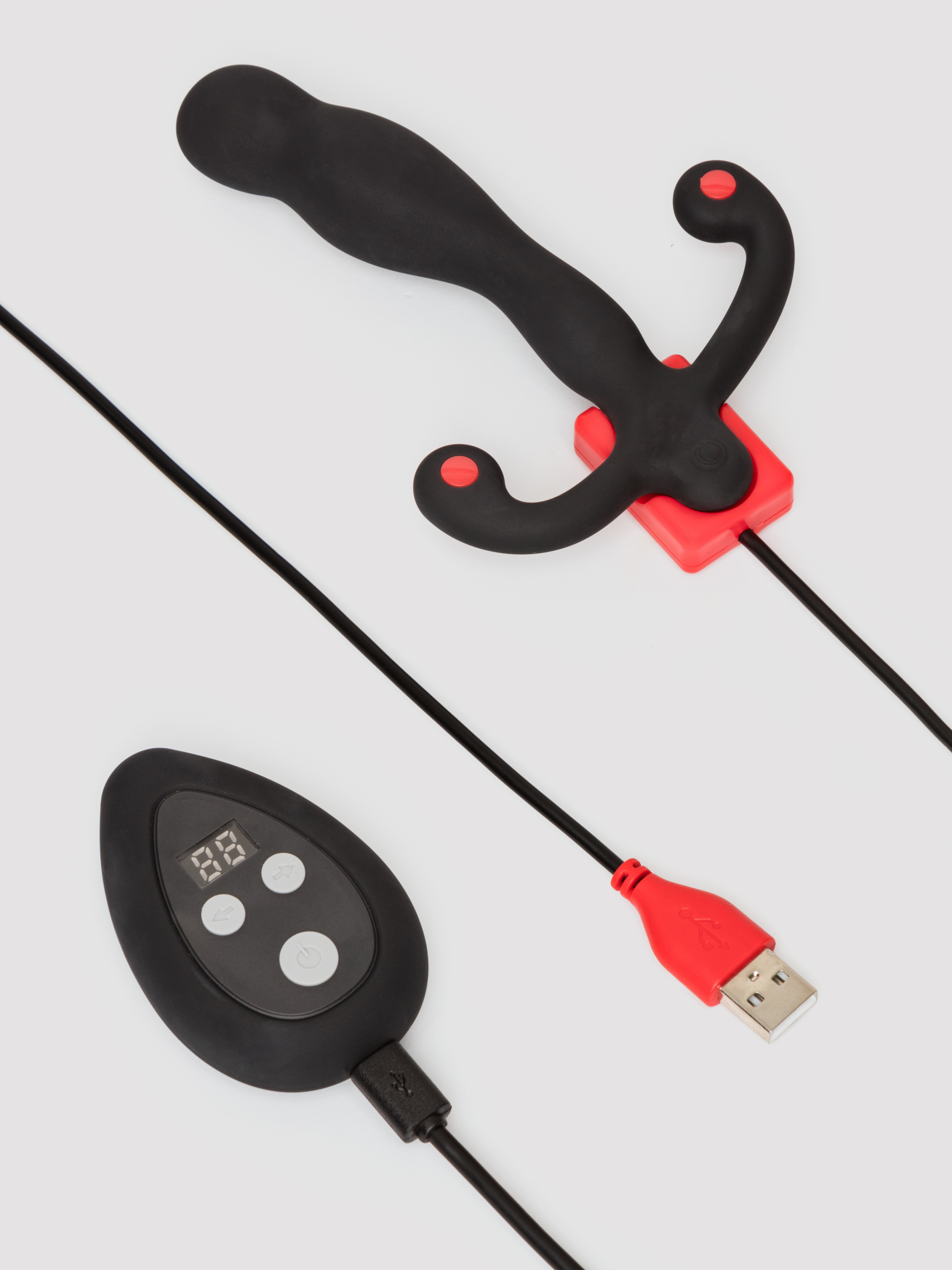 Aneros Eupho Syn V Remote Control Vibrating Prostate Massager, Black, hi-res