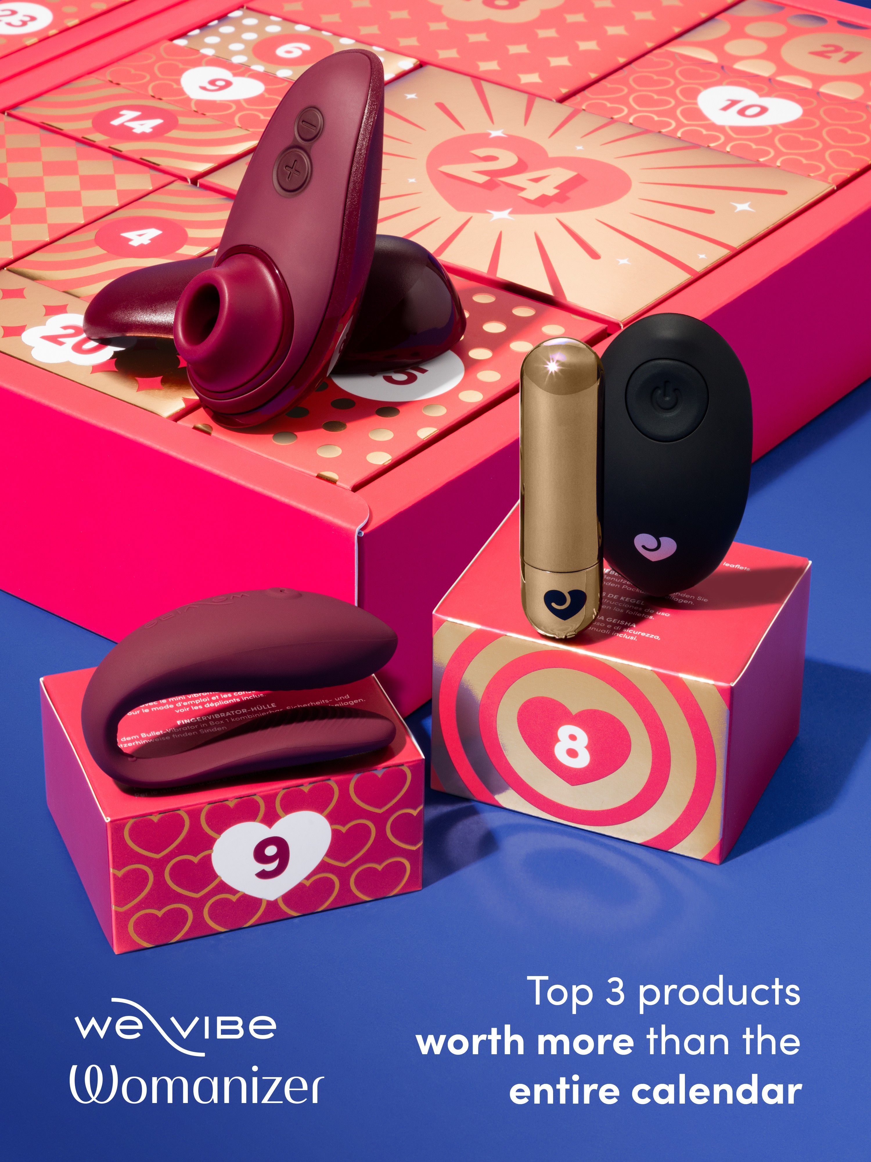 Lovehoney Couple's Advent Calendar 2026 (24 Day), Red, hi-res