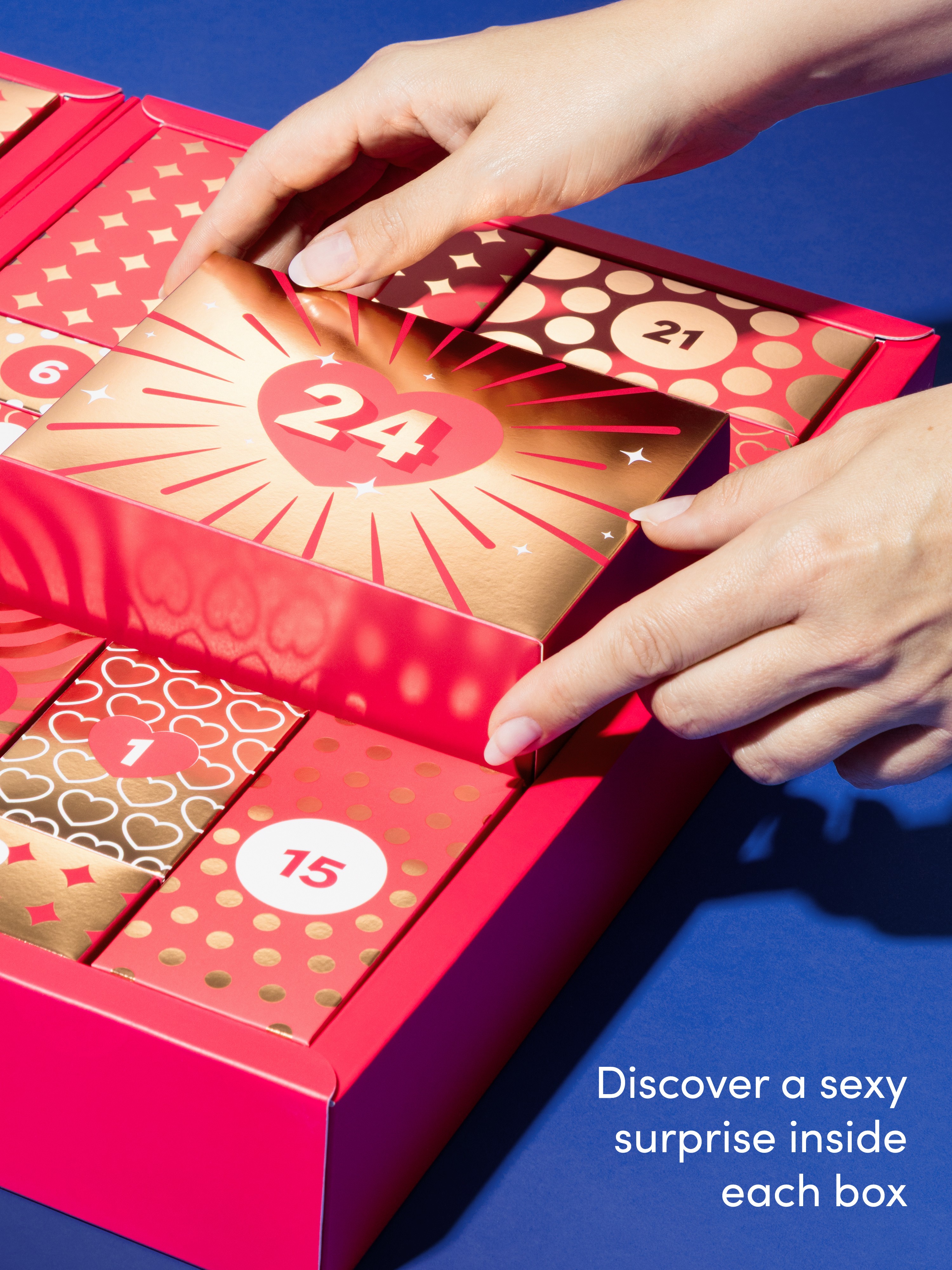 Lovehoney Couple's Advent Calendar 2026 (24 Day), Red, hi-res