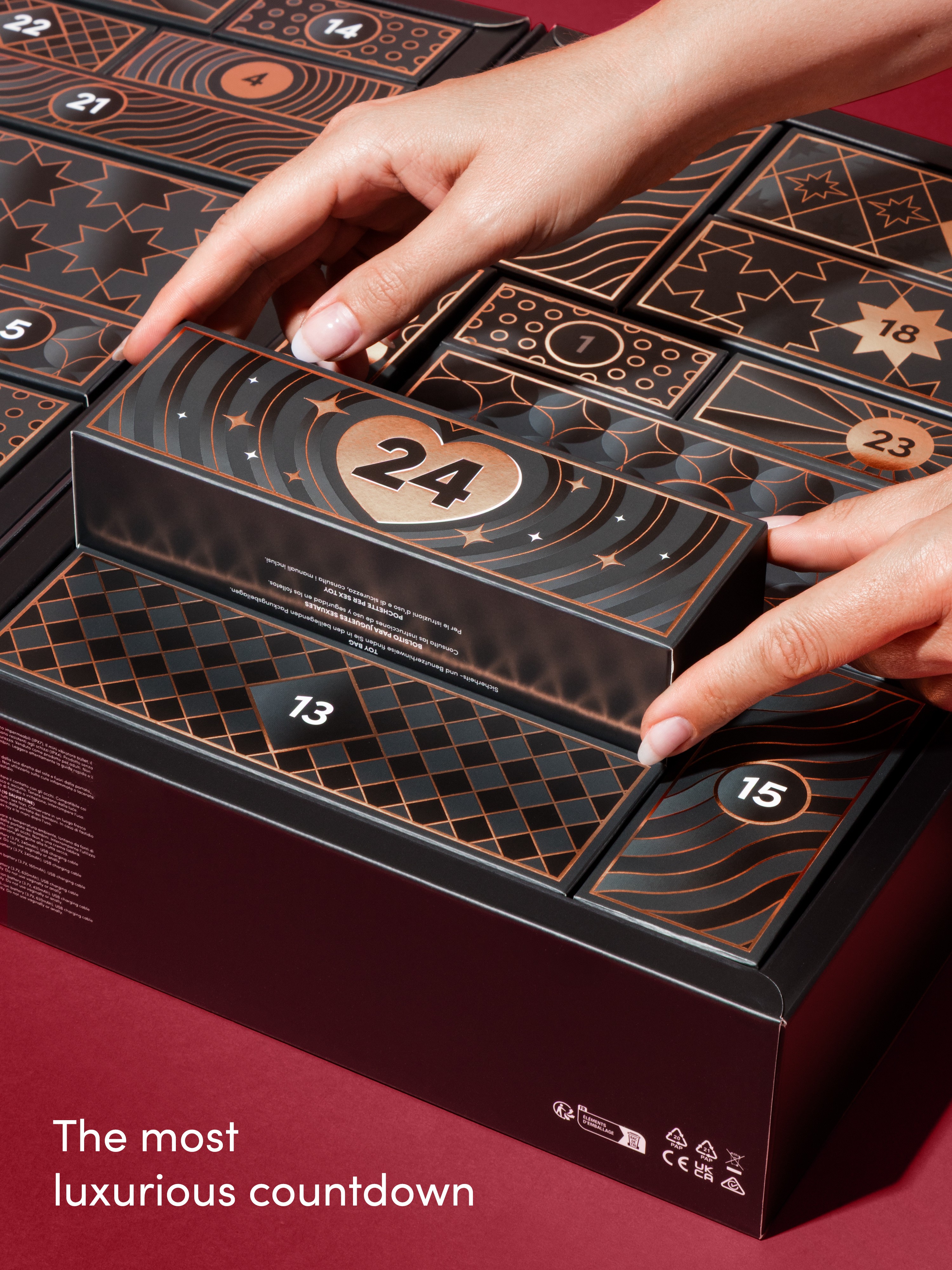 Lovehoney Luxury Advent Calendar 2026 (24 Day), Black, hi-res