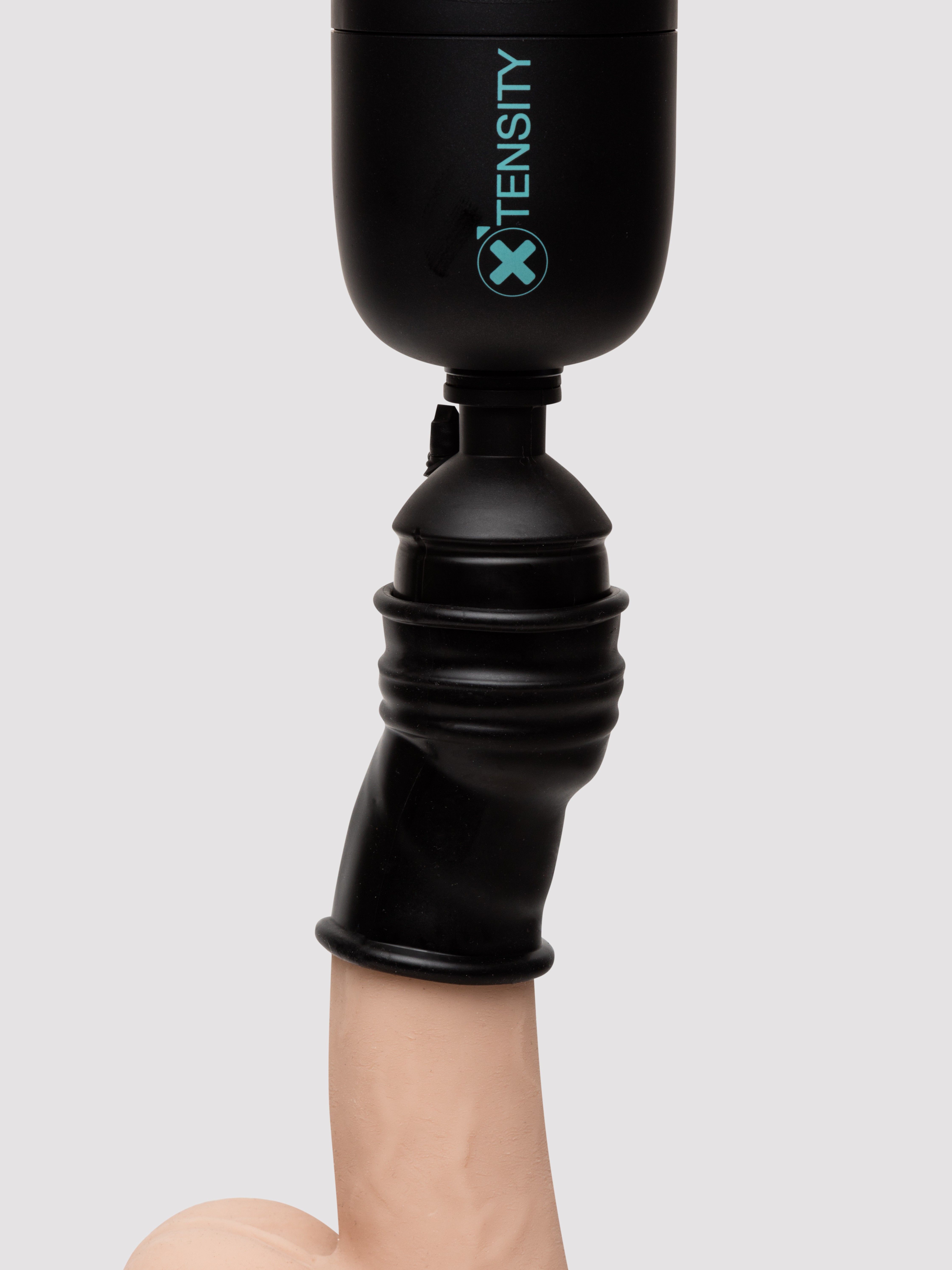 Xtensity Pleasure Force Premium Suction Masturbator, Black, hi-res