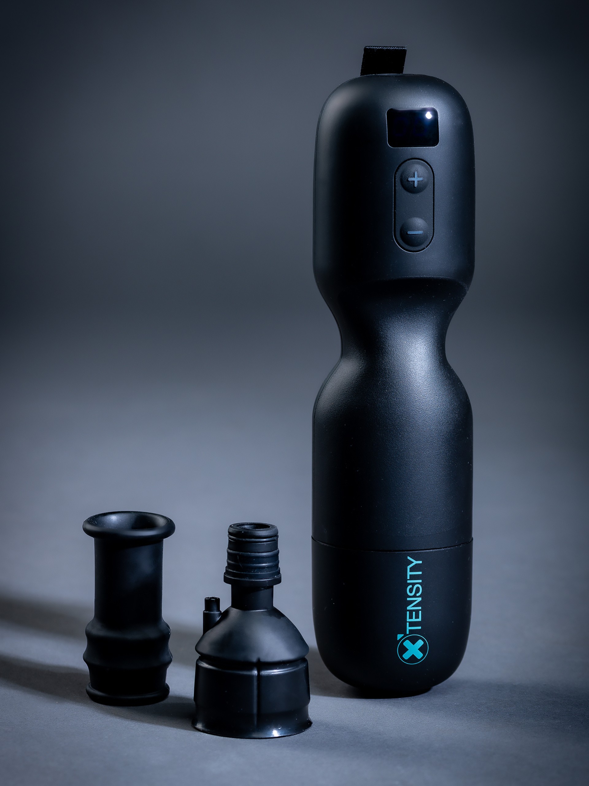 Xtensity Pleasure Force Premium Suction Masturbator, Black, hi-res