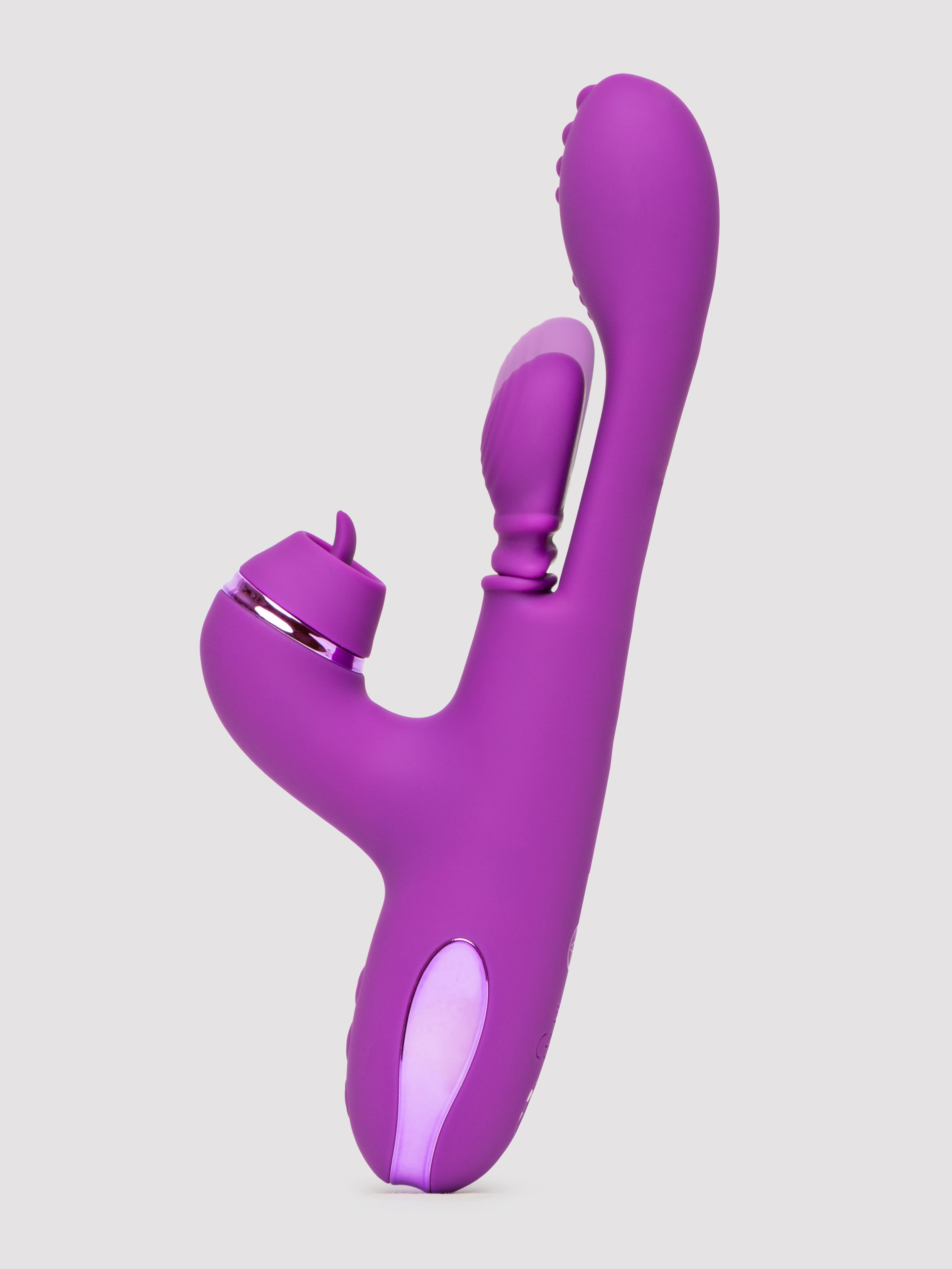 Fantasy For Her IntiMotion Pulse Pro Rabbit Vibrator, Purple, hi-res